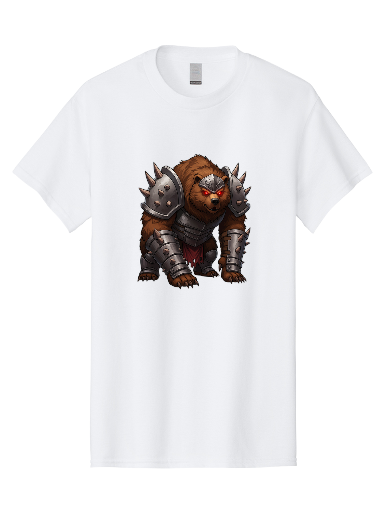 Warrior-Bear-1 Men'S Graphic Tee, 100% Cotton, Comfortable Casual Summer Wear, Machine Washable, Vintage Camera, Old Camera, Antique Camera, Black Camera, Classic Photography, Photography Equipment, Nostalgic Device, Film Camera, Camera Art Baf618