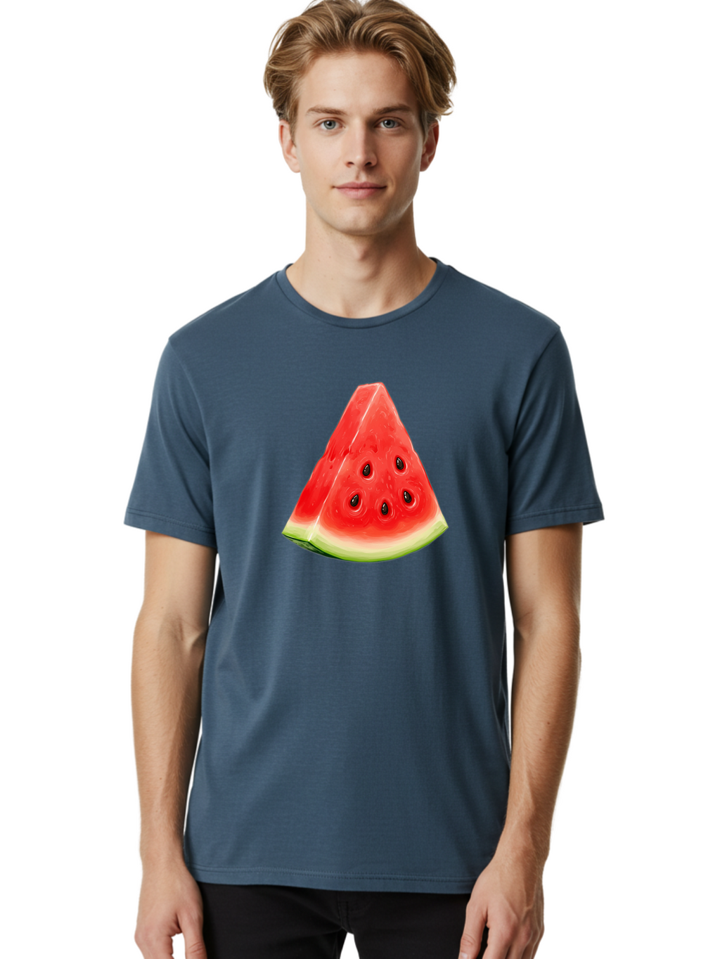 Watermelon-Slice-15 Men'S Graphic Tee, 100% Cotton, Comfortable Casual Summer Wear, Machine Washable, Vintage Camera, Old Camera, Antique Camera, Black Camera, Classic Photography, Photography Equipment, Nostalgic Device, Film Camera, Baf627