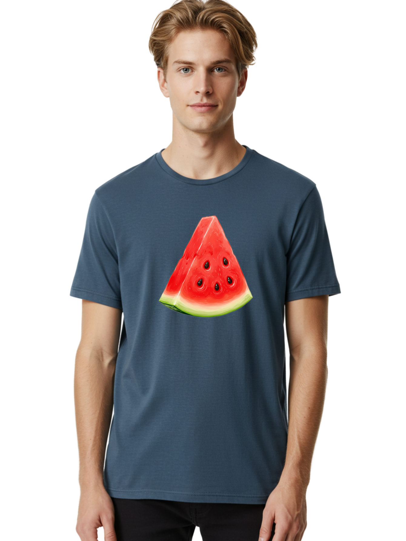 Watermelon-Slice-15 Men'S Graphic Tee, 100% Cotton, Comfortable Casual Summer Wear, Machine Washable, Vintage Camera, Old Camera, Antique Camera, Black Camera, Classic Photography, Photography Equipment, Nostalgic Device, Film Camera, Baf627