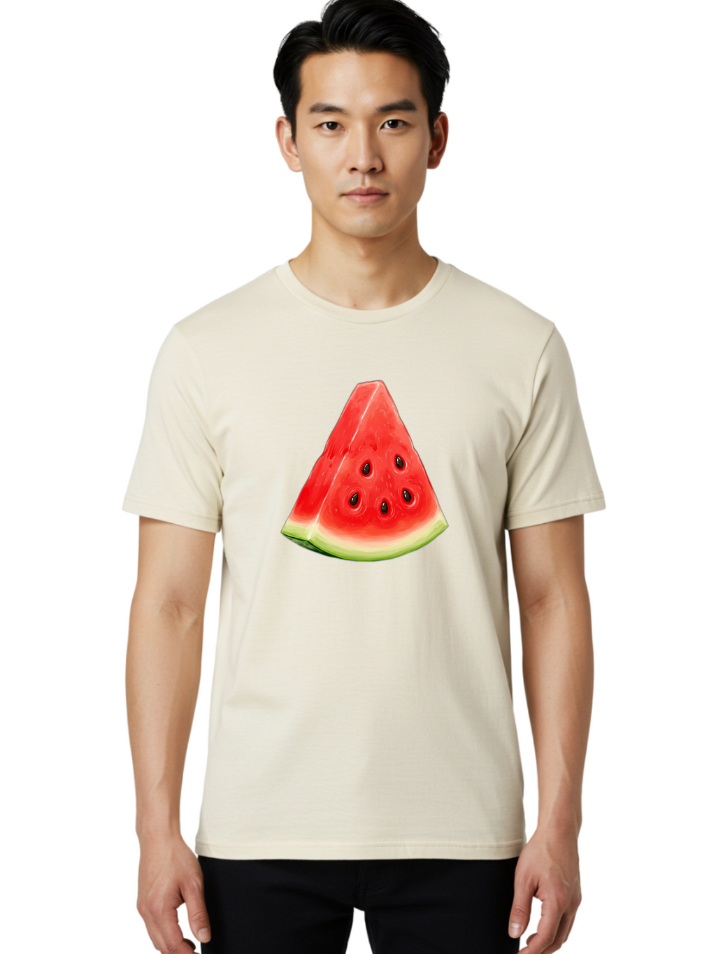 Watermelon-Slice-15 Men'S Graphic Tee, 100% Cotton, Comfortable Casual Summer Wear, Machine Washable, Vintage Camera, Old Camera, Antique Camera, Black Camera, Classic Photography, Photography Equipment, Nostalgic Device, Film Camera, Baf627