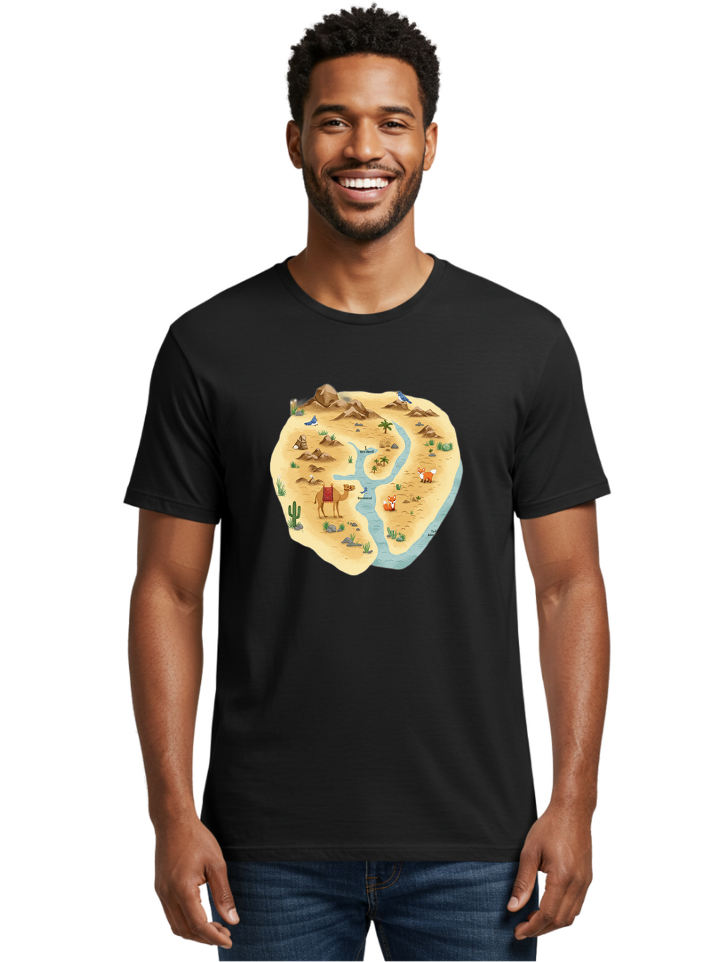 Watershall Men'S Graphic Tee, 100% Cotton, Comfortable Casual Summer Wear, Machine Washable, Vintage Camera, Old Camera, Antique Camera, Black Camera, Classic Photography, Photography Equipment, Nostalgic Device, Film Camera, Camera Art Baf645