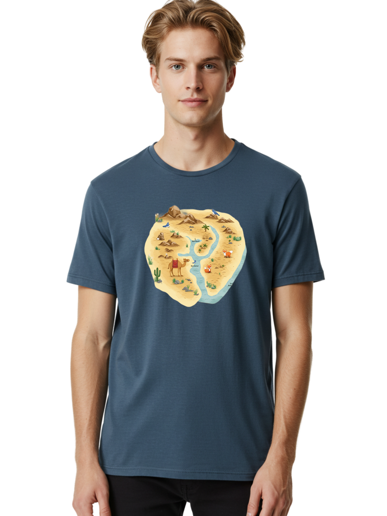 Watershall Men'S Graphic Tee, 100% Cotton, Comfortable Casual Summer Wear, Machine Washable, Vintage Camera, Old Camera, Antique Camera, Black Camera, Classic Photography, Photography Equipment, Nostalgic Device, Film Camera, Camera Art Baf645