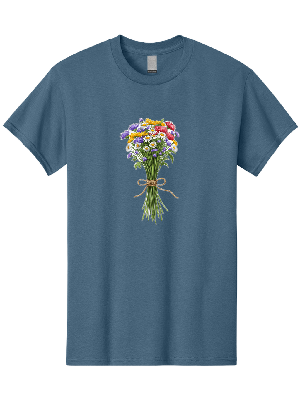 Wild-Flower-Bouquet-1 Men'S Graphic Tee, 100% Cotton, Comfortable Casual Summer Wear, Machine Washable, Vintage Camera, Old Camera, Antique Camera, Black Camera, Classic Photography, Photography Equipment, Nostalgic Device, Film Camera, Baf647
