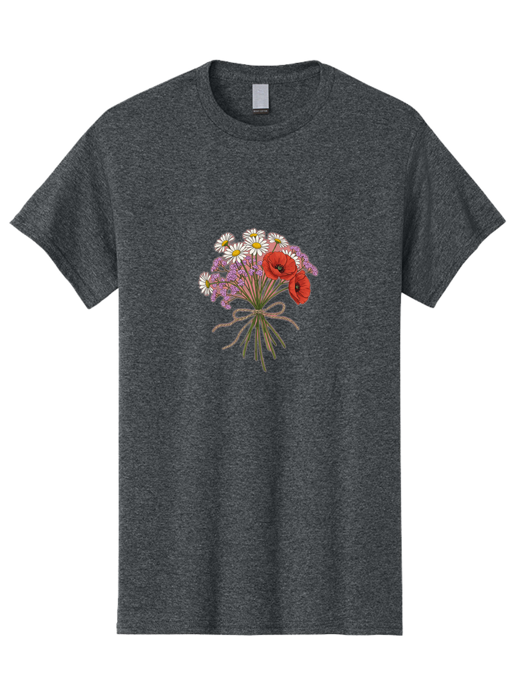 Wildflower-Bouquet-2 Men'S Graphic Tee, 100% Cotton, Comfortable Casual Summer Wear, Machine Washable, Vintage Camera, Old Camera, Antique Camera, Black Camera, Classic Photography, Photography Equipment, Nostalgic Device, Film Camera, Baf655