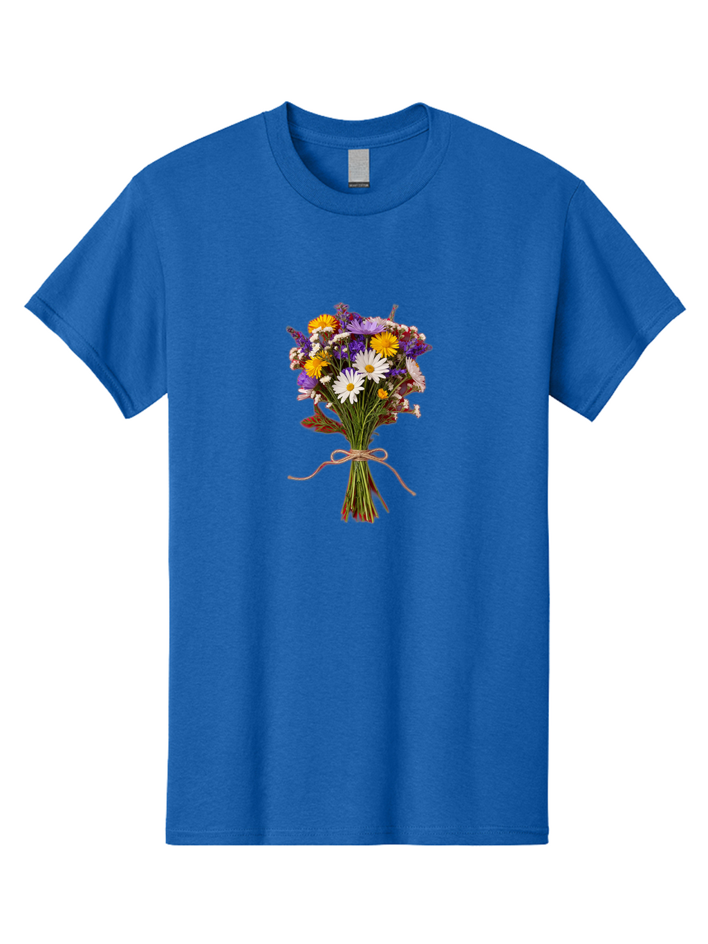 Wildflower-Bouquet-5 Men'S Graphic Tee, 100% Cotton, Comfortable Casual Summer Wear, Machine Washable, Vintage Camera, Old Camera, Antique Camera, Black Camera, Classic Photography, Photography Equipment, Nostalgic Device, Film Camera, Baf658