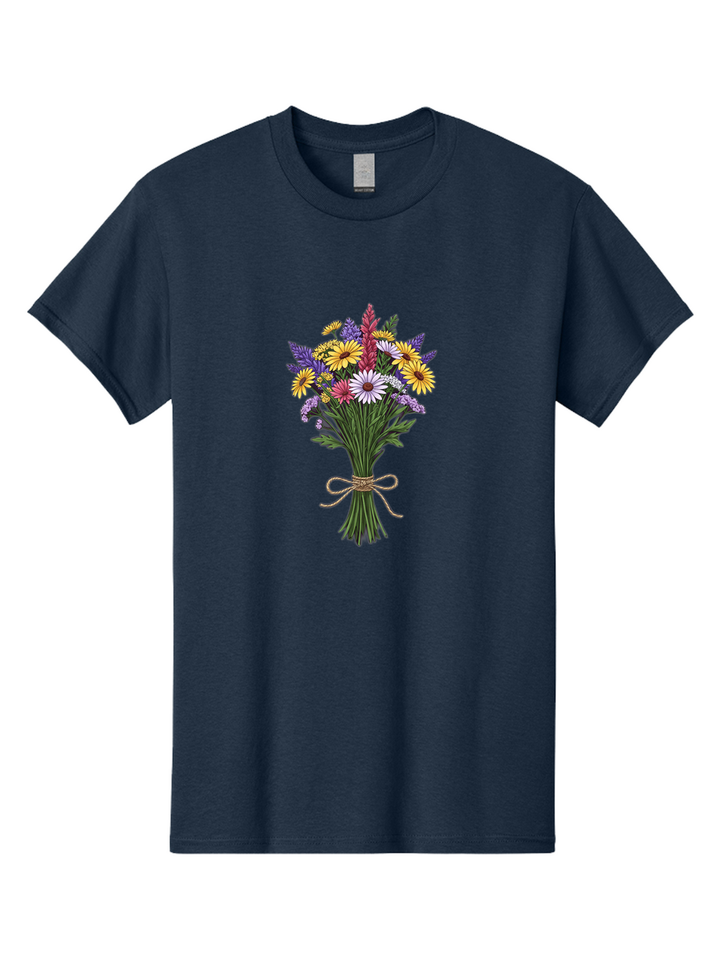 Wildflower-Bouquet-6 Men'S Graphic Tee, 100% Cotton, Comfortable Casual Summer Wear, Machine Washable, Vintage Camera, Old Camera, Antique Camera, Black Camera, Classic Photography, Photography Equipment, Nostalgic Device, Film Camera, Baf659