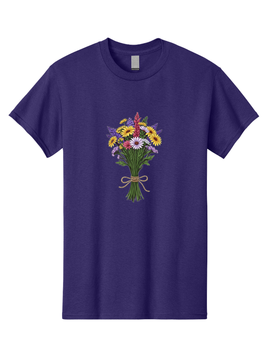Wildflower-Bouquet-6 Men'S Graphic Tee, 100% Cotton, Comfortable Casual Summer Wear, Machine Washable, Vintage Camera, Old Camera, Antique Camera, Black Camera, Classic Photography, Photography Equipment, Nostalgic Device, Film Camera, Baf659