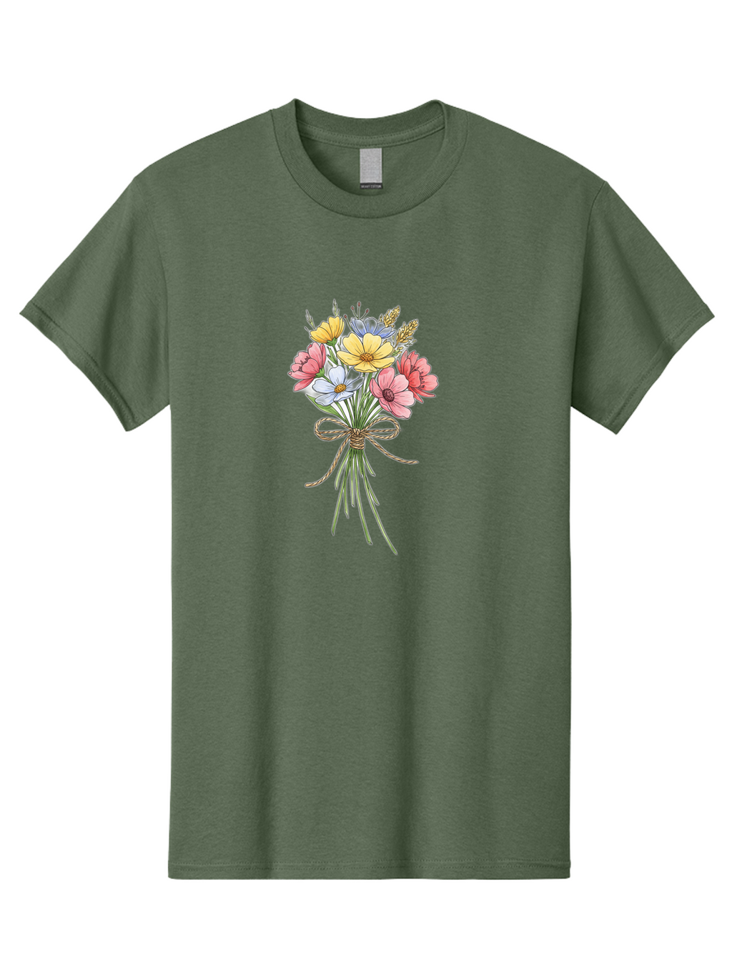 Wildflower-Bouquet Men'S Graphic Tee, 100% Cotton, Comfortable Casual Summer Wear, Machine Washable, Vintage Camera, Old Camera, Antique Camera, Black Camera, Classic Photography, Photography Equipment, Nostalgic Device, Film Camera, Baf663