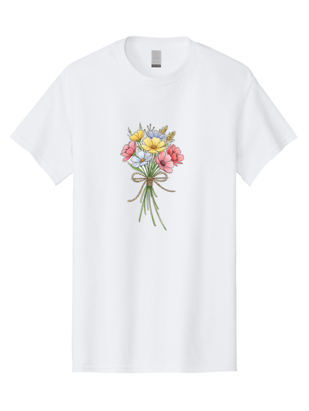 Wildflower-Bouquet Men'S Graphic Tee, 100% Cotton, Comfortable Casual Summer Wear, Machine Washable, Vintage Camera, Old Camera, Antique Camera, Black Camera, Classic Photography, Photography Equipment, Nostalgic Device, Film Camera, Baf663