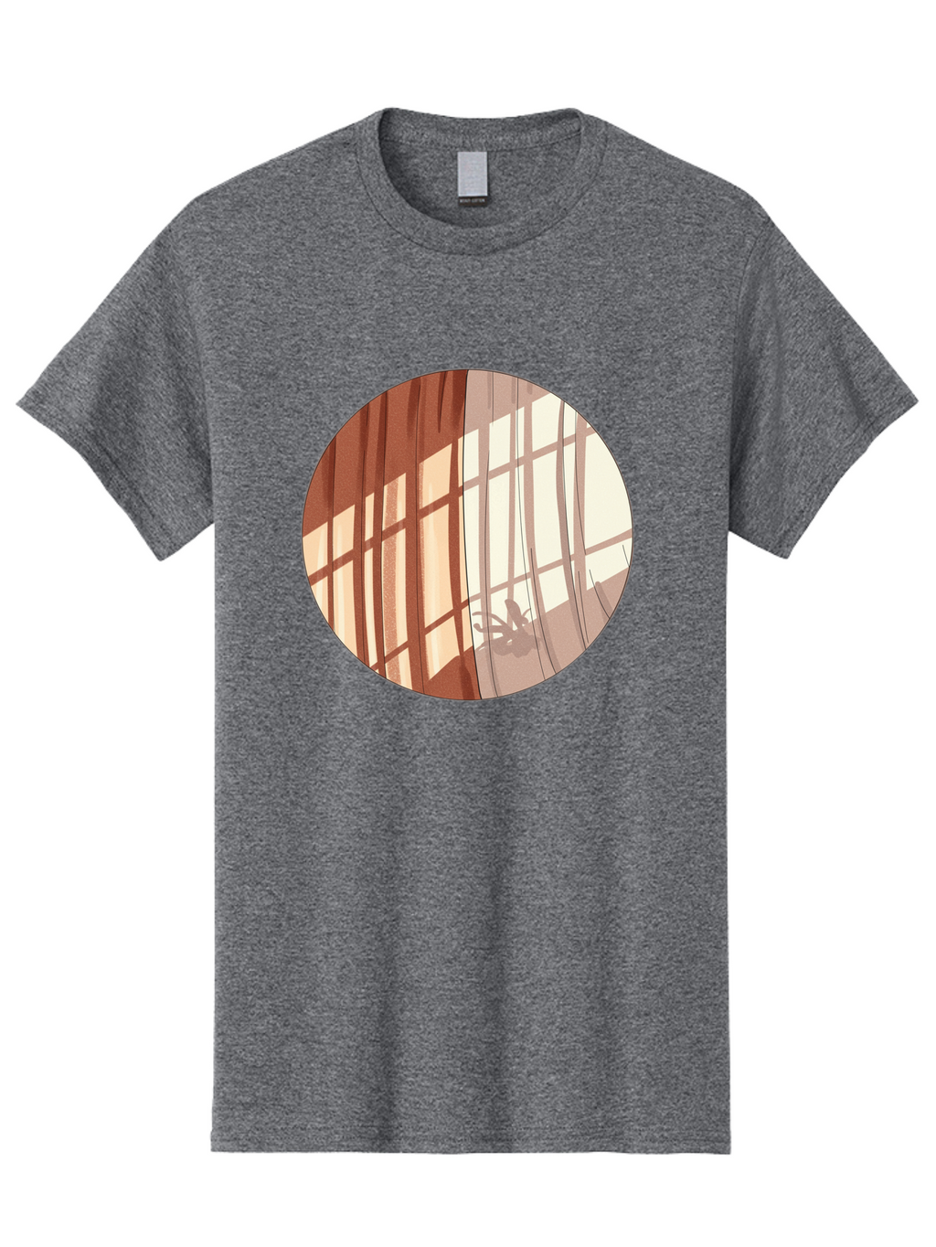 Window-Curtain-Shadows Men'S Graphic Tee, 100% Cotton, Comfortable Casual Summer Wear, Machine Washable, Vintage Camera, Old Camera, Antique Camera, Black Camera, Classic Photography, Photography Equipment, Nostalgic Device, Film Camera, Baf664