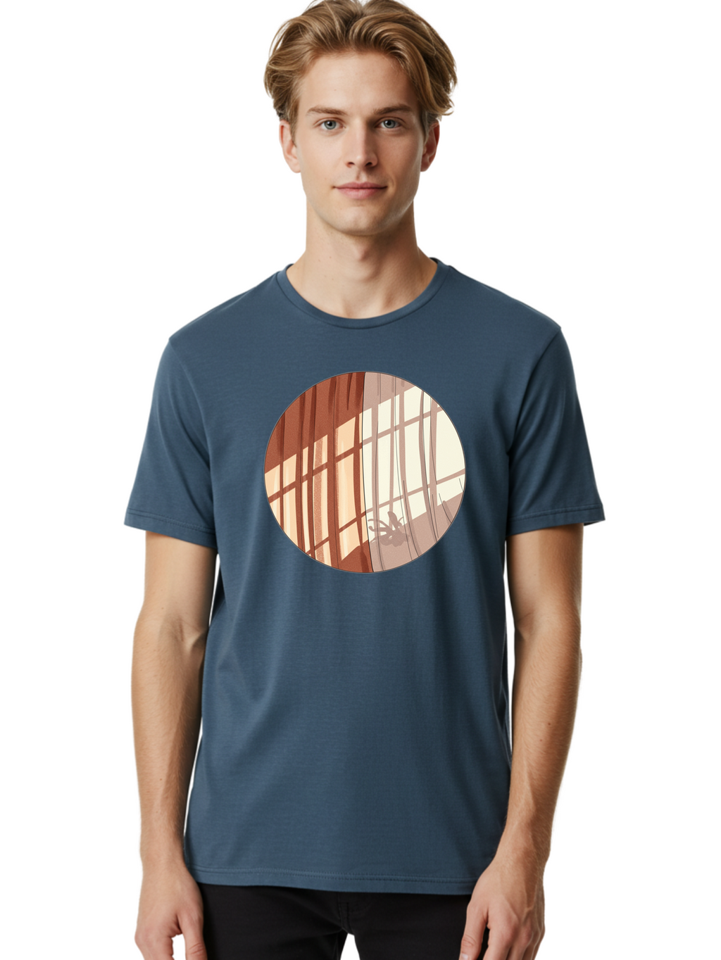 Window-Curtain-Shadows Men'S Graphic Tee, 100% Cotton, Comfortable Casual Summer Wear, Machine Washable, Vintage Camera, Old Camera, Antique Camera, Black Camera, Classic Photography, Photography Equipment, Nostalgic Device, Film Camera, Baf664