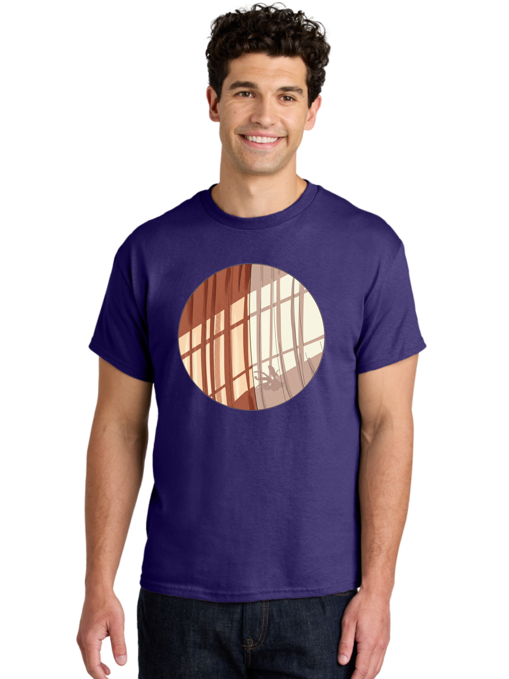 Window-Curtain-Shadows Men'S Graphic Tee, 100% Cotton, Comfortable Casual Summer Wear, Machine Washable, Vintage Camera, Old Camera, Antique Camera, Black Camera, Classic Photography, Photography Equipment, Nostalgic Device, Film Camera, Baf664