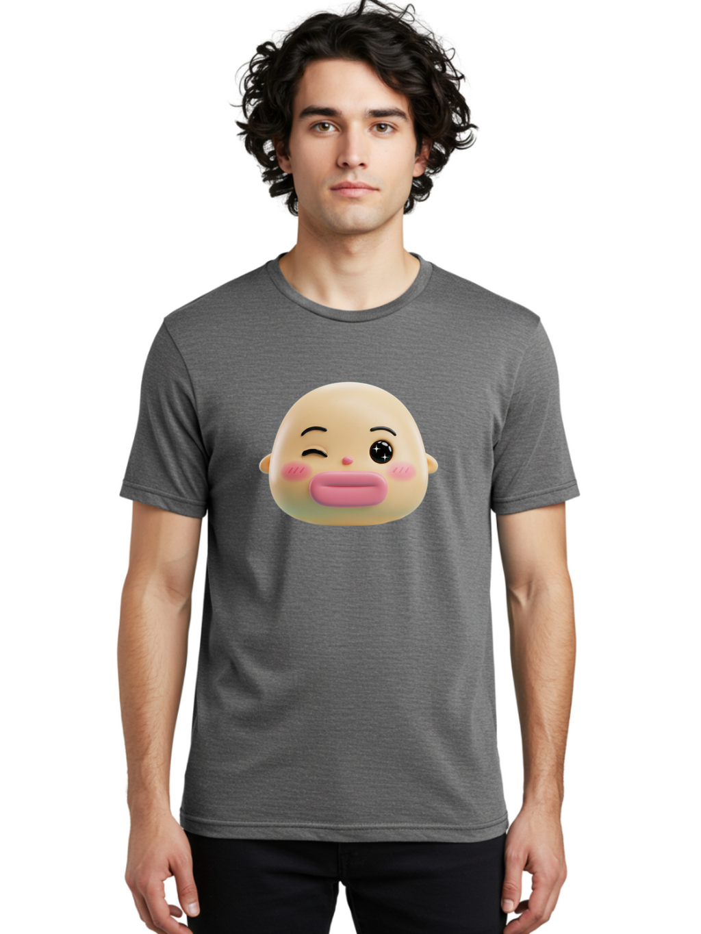 Winking-Baby-Face Men'S Graphic Tee, 100% Cotton, Comfortable Casual Summer Wear, Machine Washable, Vintage Camera, Old Camera, Antique Camera, Black Camera, Classic Photography, Photography Equipment, Nostalgic Device, Film Camera, Camera Art Baf668