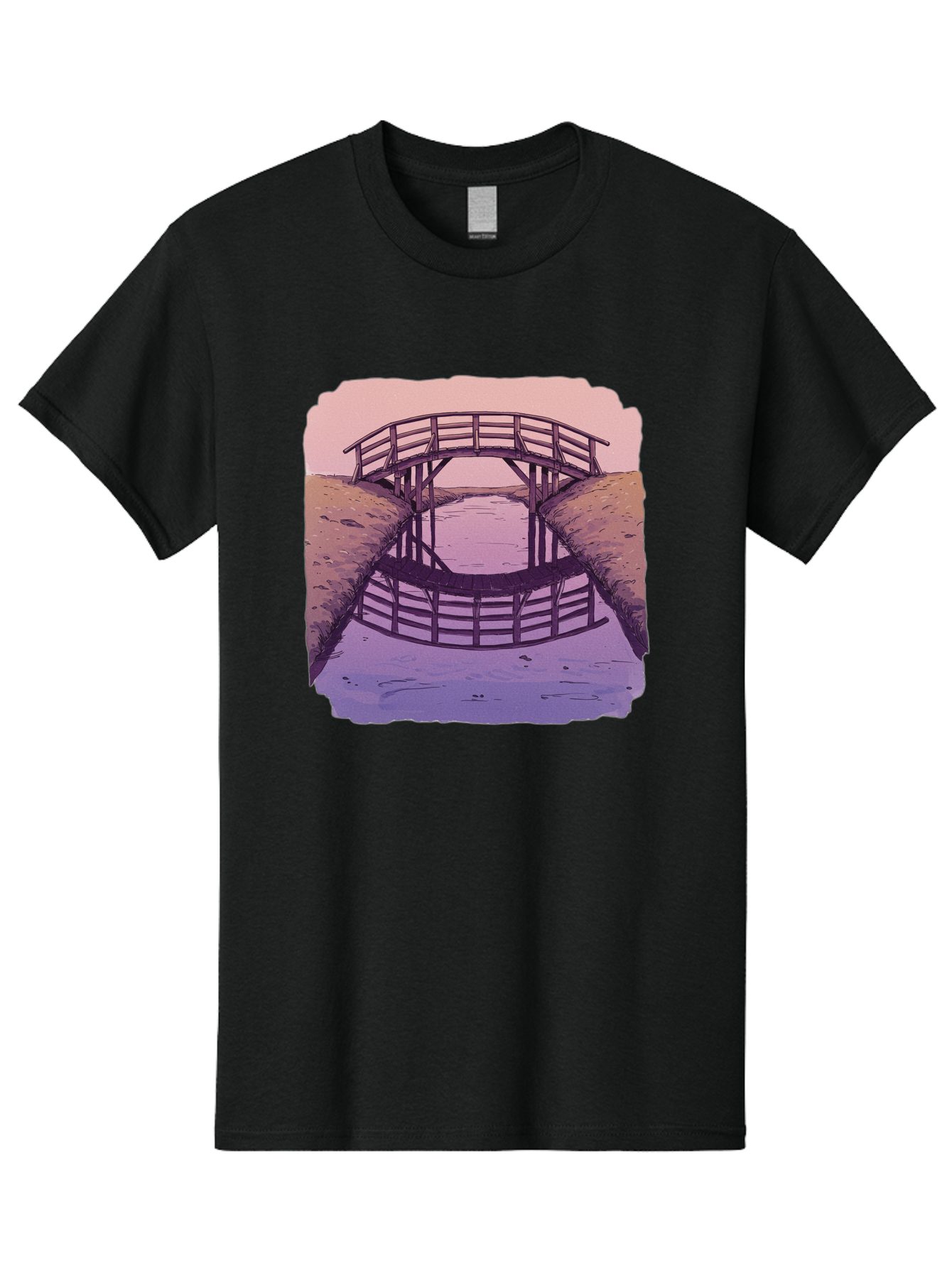 Wooden-Bridge Men'S Graphic Tee, 100% Cotton, Comfortable Casual Summer Wear, Machine Washable, Vintage Camera, Old Camera, Antique Camera, Black Camera, Classic Photography, Photography Equipment, Nostalgic Device, Film Camera, Camera Art Baf672
