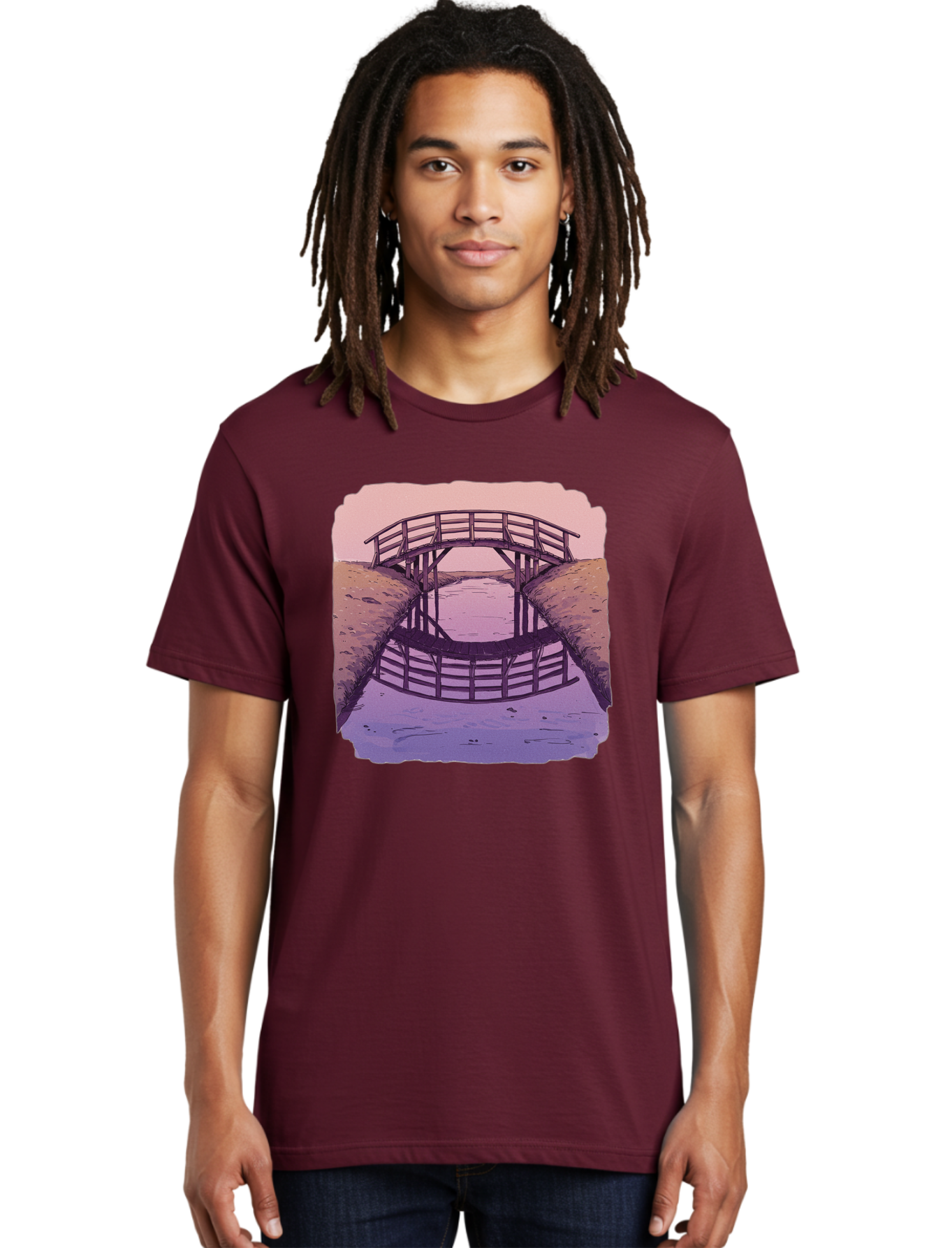 Wooden-Bridge Men'S Graphic Tee, 100% Cotton, Comfortable Casual Summer Wear, Machine Washable, Vintage Camera, Old Camera, Antique Camera, Black Camera, Classic Photography, Photography Equipment, Nostalgic Device, Film Camera, Camera Art Baf672