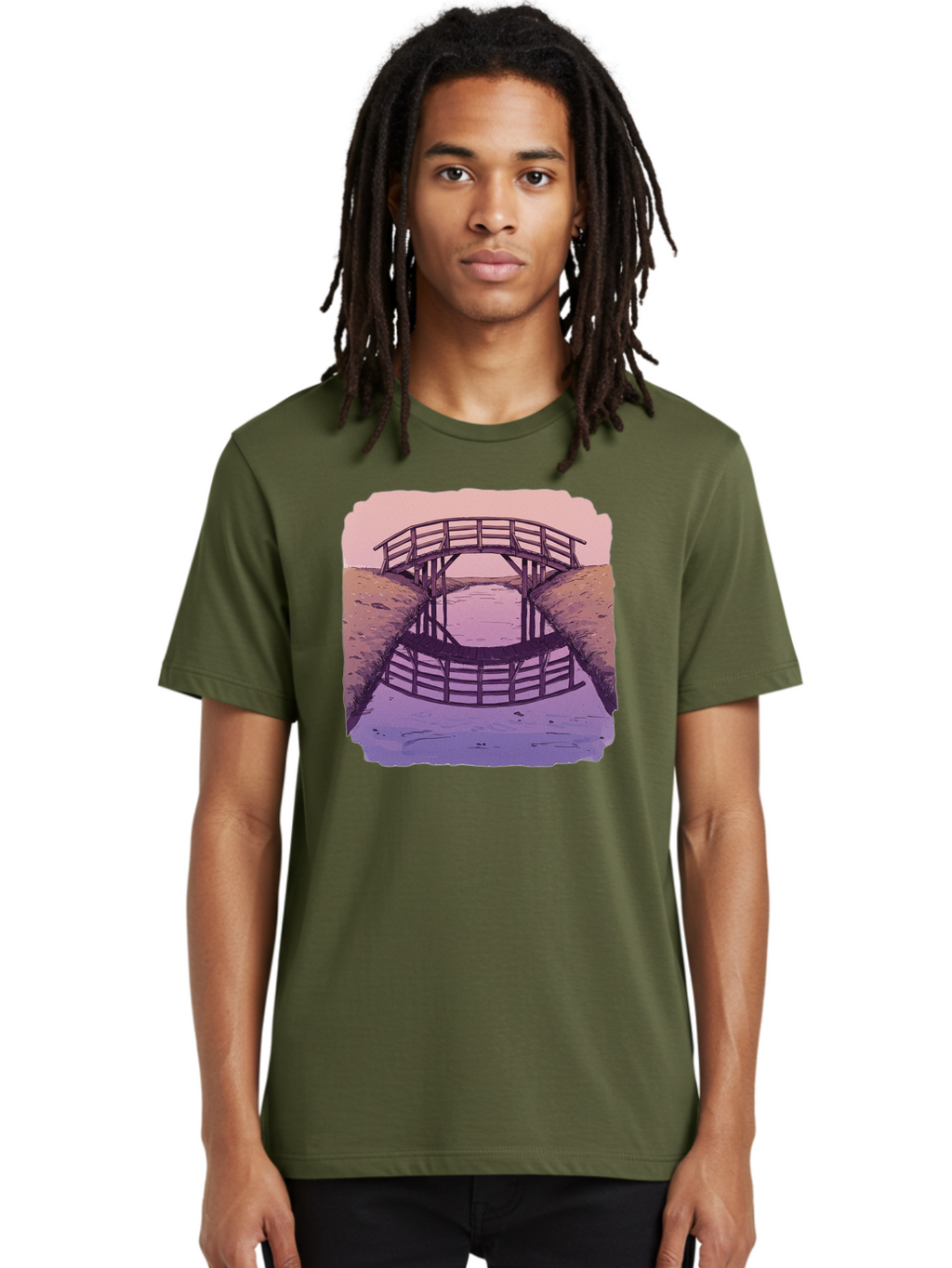 Wooden-Bridge Men'S Graphic Tee, 100% Cotton, Comfortable Casual Summer Wear, Machine Washable, Vintage Camera, Old Camera, Antique Camera, Black Camera, Classic Photography, Photography Equipment, Nostalgic Device, Film Camera, Camera Art Baf672