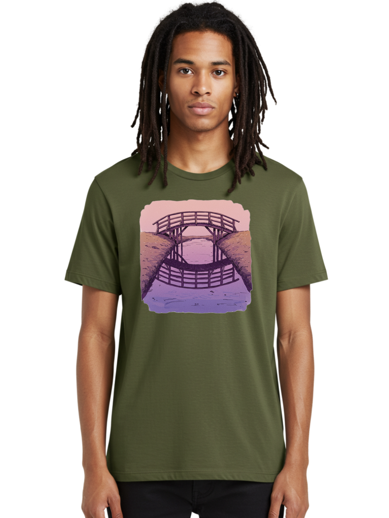 Wooden-Bridge Men'S Graphic Tee, 100% Cotton, Comfortable Casual Summer Wear, Machine Washable, Vintage Camera, Old Camera, Antique Camera, Black Camera, Classic Photography, Photography Equipment, Nostalgic Device, Film Camera, Camera Art Baf672