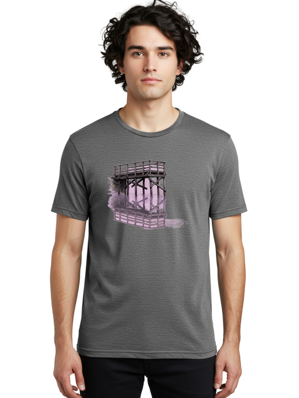 Wooden-Structure Men'S Graphic Tee, 100% Cotton, Comfortable Casual Summer Wear, Machine Washable, Vintage Camera, Old Camera, Antique Camera, Black Camera, Classic Photography, Photography Equipment, Nostalgic Device, Film Camera, Camera Art Baf674