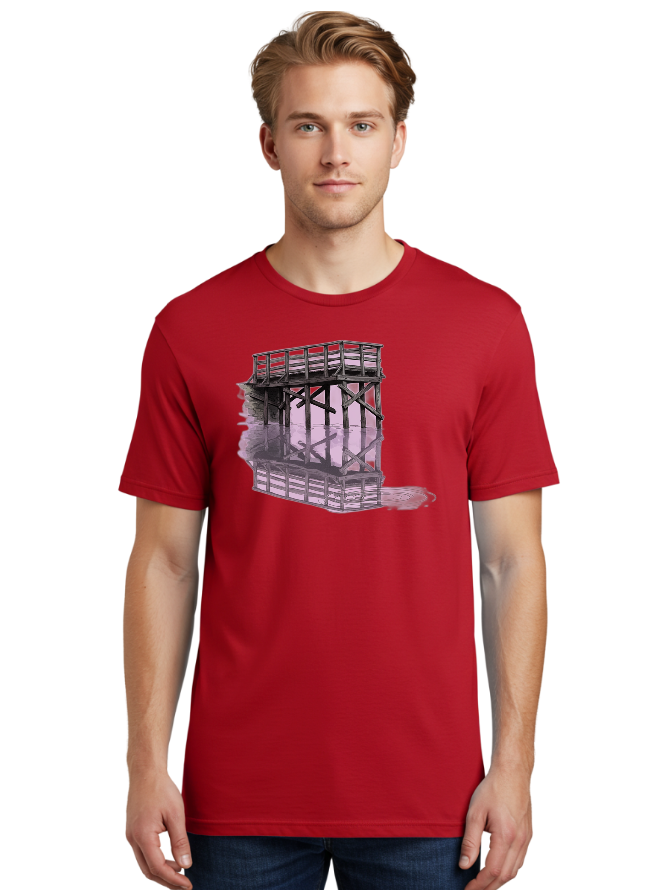 Wooden-Structure Men'S Graphic Tee, 100% Cotton, Comfortable Casual Summer Wear, Machine Washable, Vintage Camera, Old Camera, Antique Camera, Black Camera, Classic Photography, Photography Equipment, Nostalgic Device, Film Camera, Camera Art Baf674