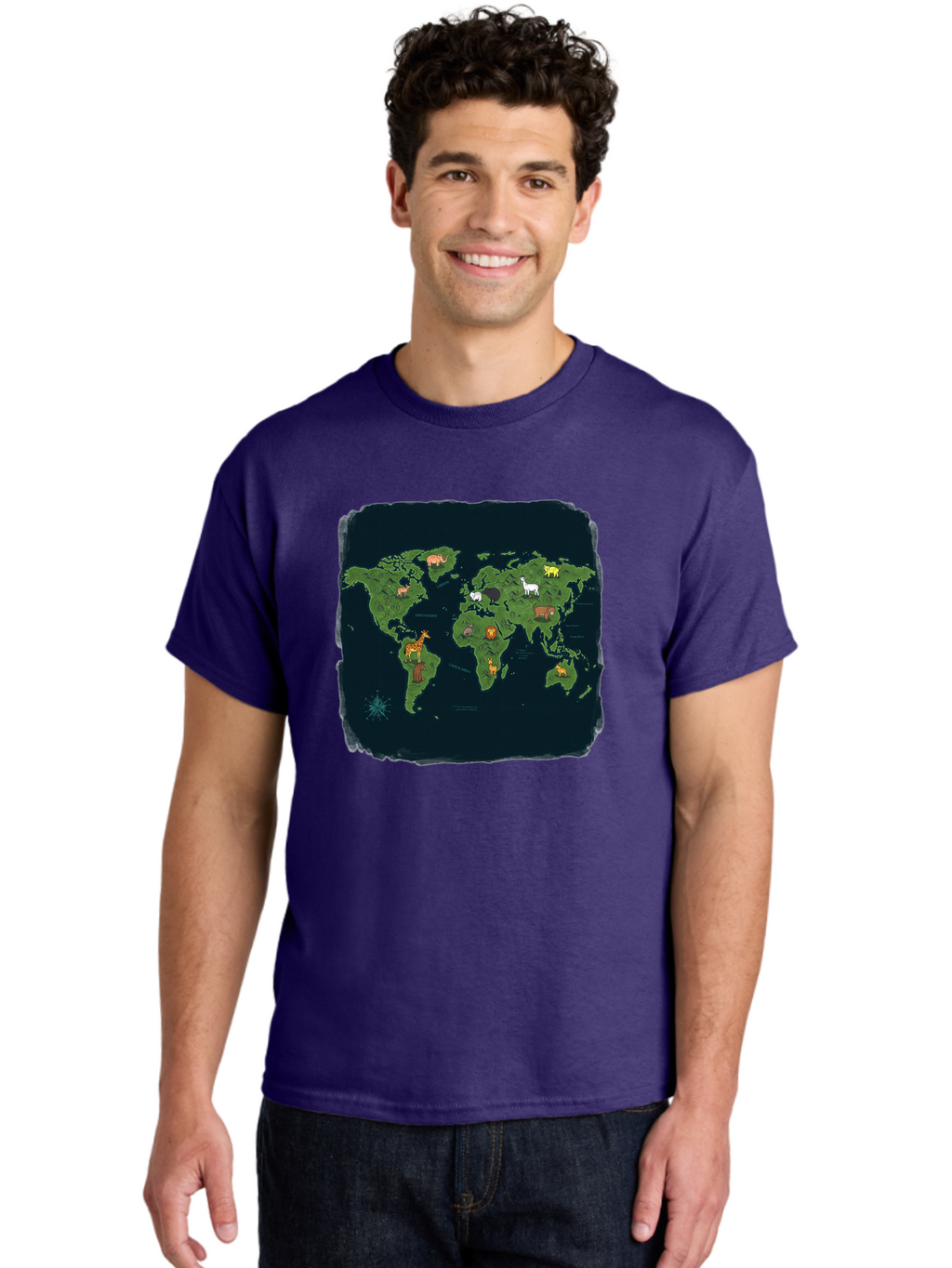 World-Map Men'S Graphic Tee, 100% Cotton, Comfortable Casual Summer Wear, Machine Washable, Vintage Camera, Old Camera, Antique Camera, Black Camera, Classic Photography, Photography Equipment, Nostalgic Device, Film Camera, Camera Art Baf677