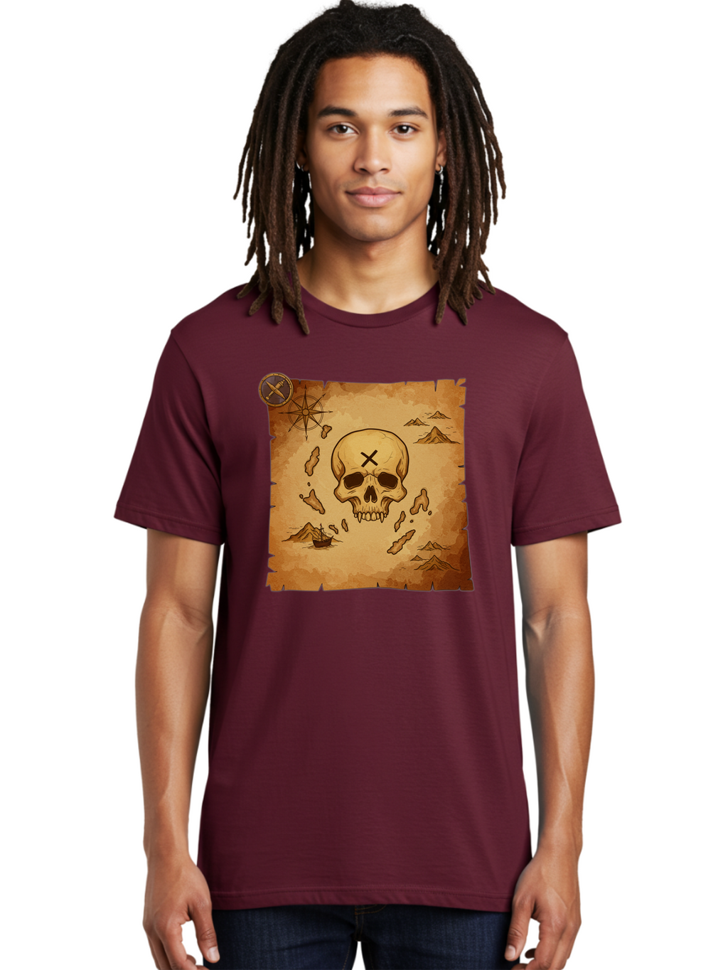 X-Marks-The-Spot Men'S Graphic Tee, 100% Cotton, Comfortable Casual Summer Wear, Machine Washable, Vintage Camera, Old Camera, Antique Camera, Black Camera, Classic Photography, Photography Equipment, Nostalgic Device, Film Camera, Camera Art Baf678