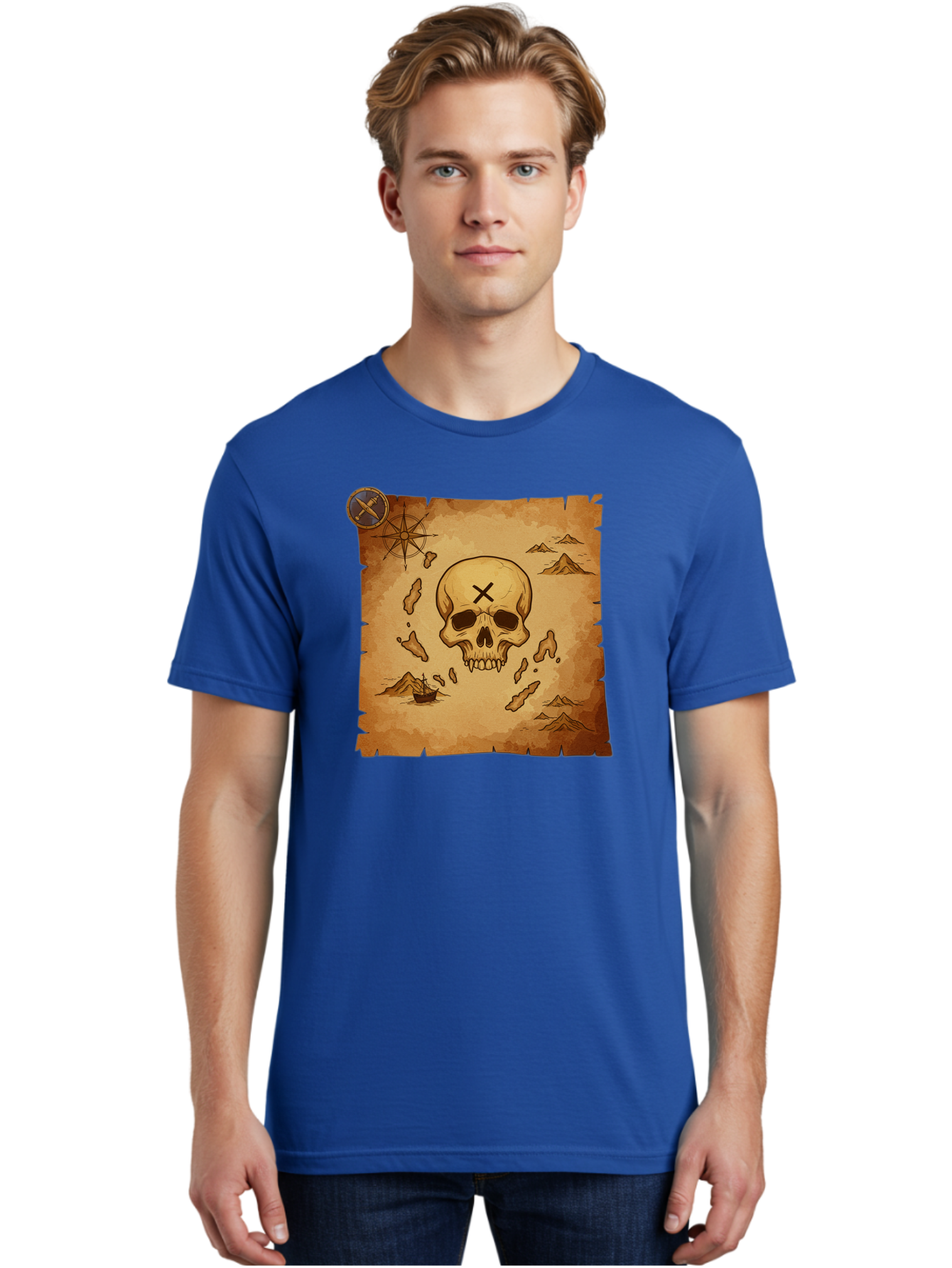X-Marks-The-Spot Men'S Graphic Tee, 100% Cotton, Comfortable Casual Summer Wear, Machine Washable, Vintage Camera, Old Camera, Antique Camera, Black Camera, Classic Photography, Photography Equipment, Nostalgic Device, Film Camera, Camera Art Baf678