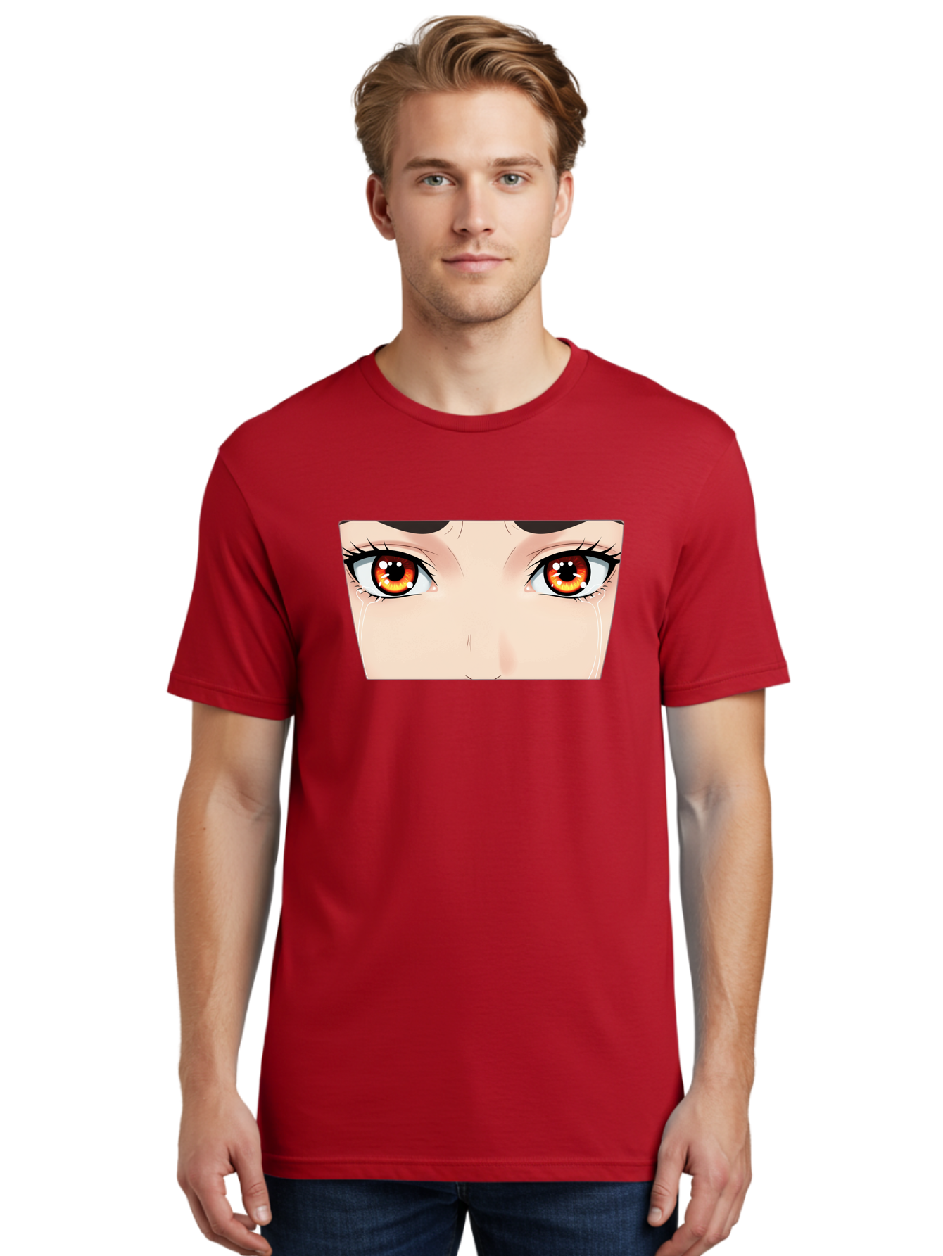 Anime-Eyes Men'S Graphic Tee, 100% Cotton, Comfortable Casual Summer Wear, Machine Washable, Vintage Camera, Old Camera, Antique Camera, Black Camera, Classic Photography, Photography Equipment, Nostalgic Device, Film Camera, Camera Art Baf684