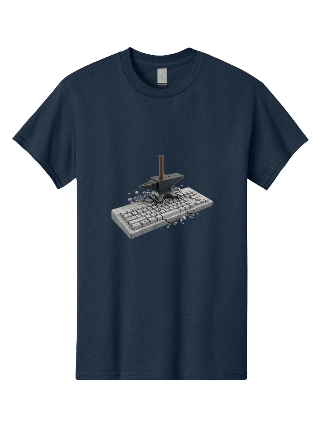 Anvil-Breaking-Keyboard Men'S Graphic Tee, 100% Cotton, Comfortable Casual Summer Wear, Machine Washable, Vintage Camera, Old Camera, Antique Camera, Black Camera, Classic Photography, Photography Equipment, Nostalgic Device, Film Camera, Baf685