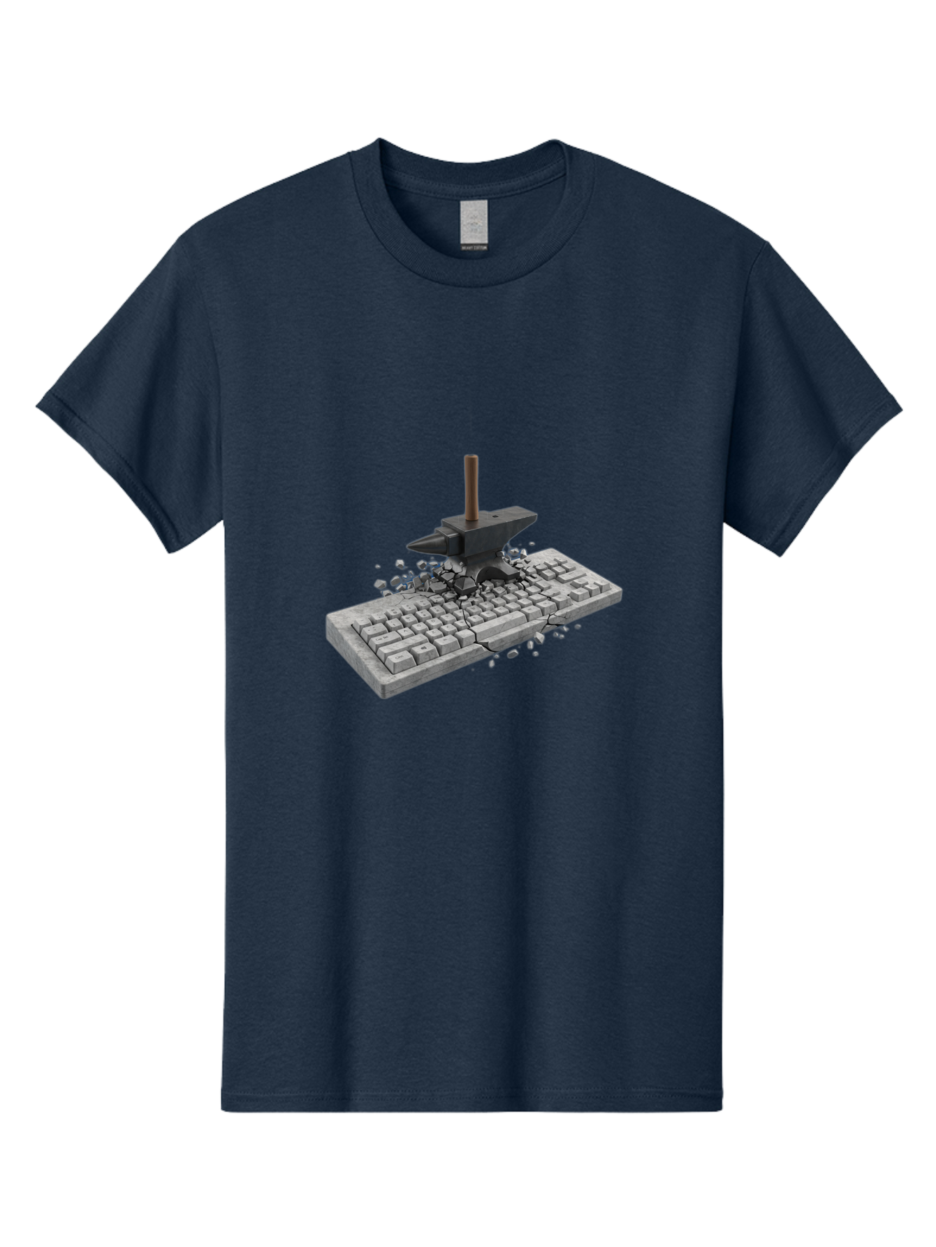 Anvil-Breaking-Keyboard Men'S Graphic Tee, 100% Cotton, Comfortable Casual Summer Wear, Machine Washable, Vintage Camera, Old Camera, Antique Camera, Black Camera, Classic Photography, Photography Equipment, Nostalgic Device, Film Camera, Baf685