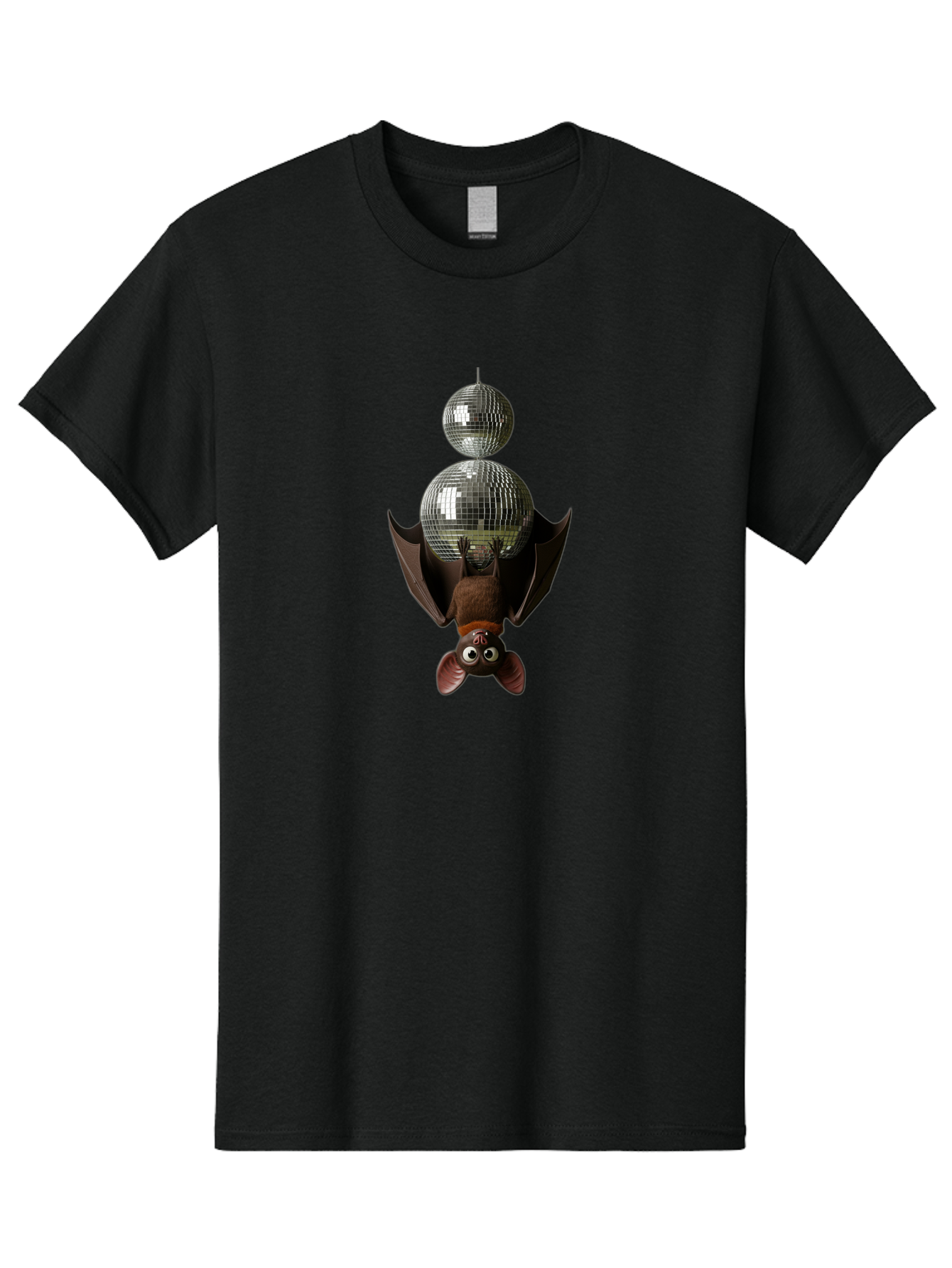 Bat-And-Disco-Balls Men'S Graphic Tee, 100% Cotton, Comfortable Casual Summer Wear, Machine Washable, Vintage Camera, Old Camera, Antique Camera, Black Camera, Classic Photography, Photography Equipment, Nostalgic Device, Film Camera, Baf686