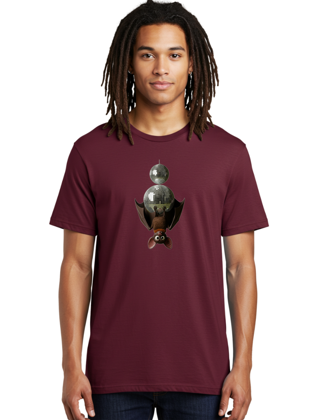 Bat-And-Disco-Balls Men'S Graphic Tee, 100% Cotton, Comfortable Casual Summer Wear, Machine Washable, Vintage Camera, Old Camera, Antique Camera, Black Camera, Classic Photography, Photography Equipment, Nostalgic Device, Film Camera, Baf686