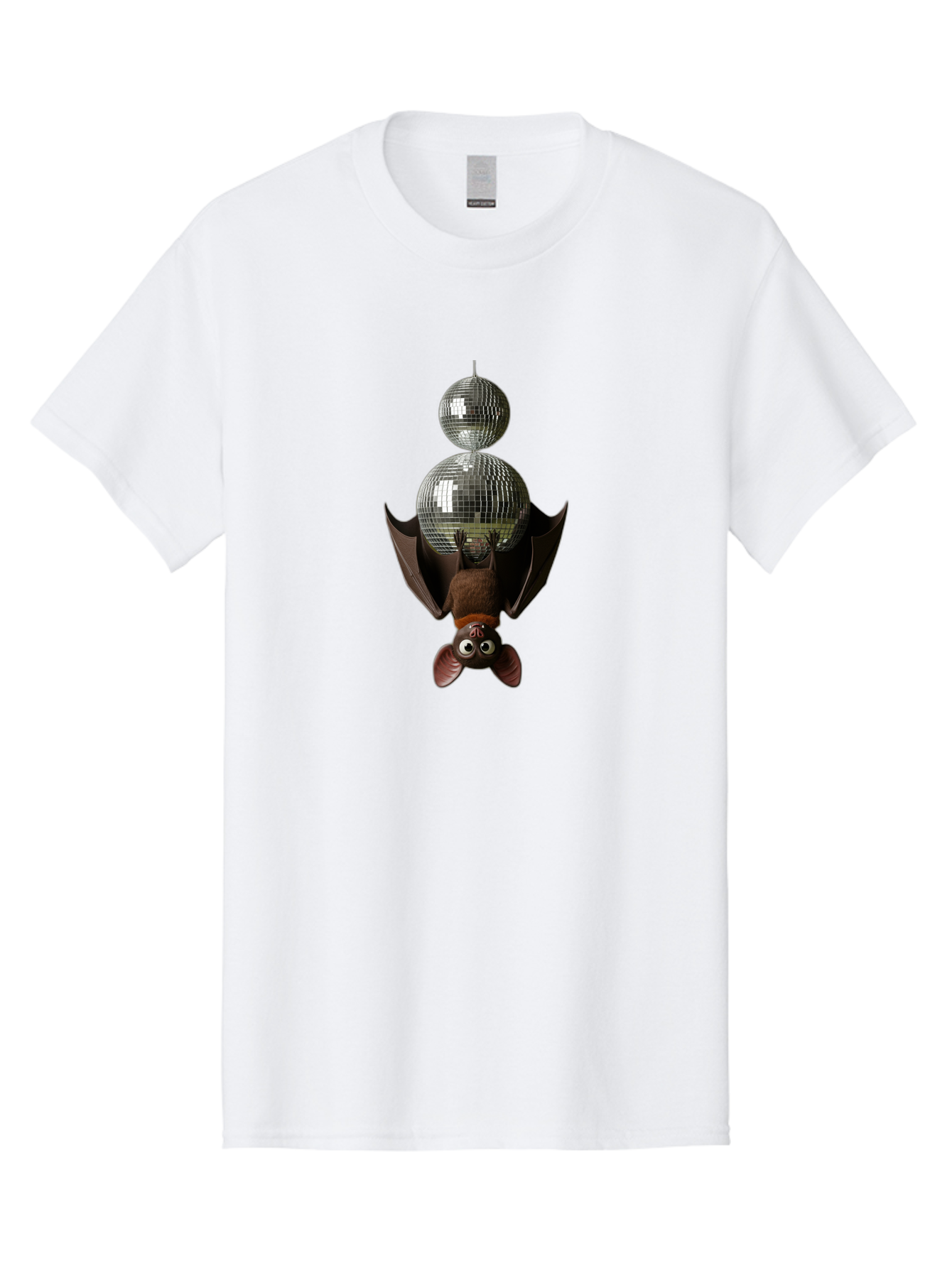 Bat-And-Disco-Balls Men'S Graphic Tee, 100% Cotton, Comfortable Casual Summer Wear, Machine Washable, Vintage Camera, Old Camera, Antique Camera, Black Camera, Classic Photography, Photography Equipment, Nostalgic Device, Film Camera, Baf686