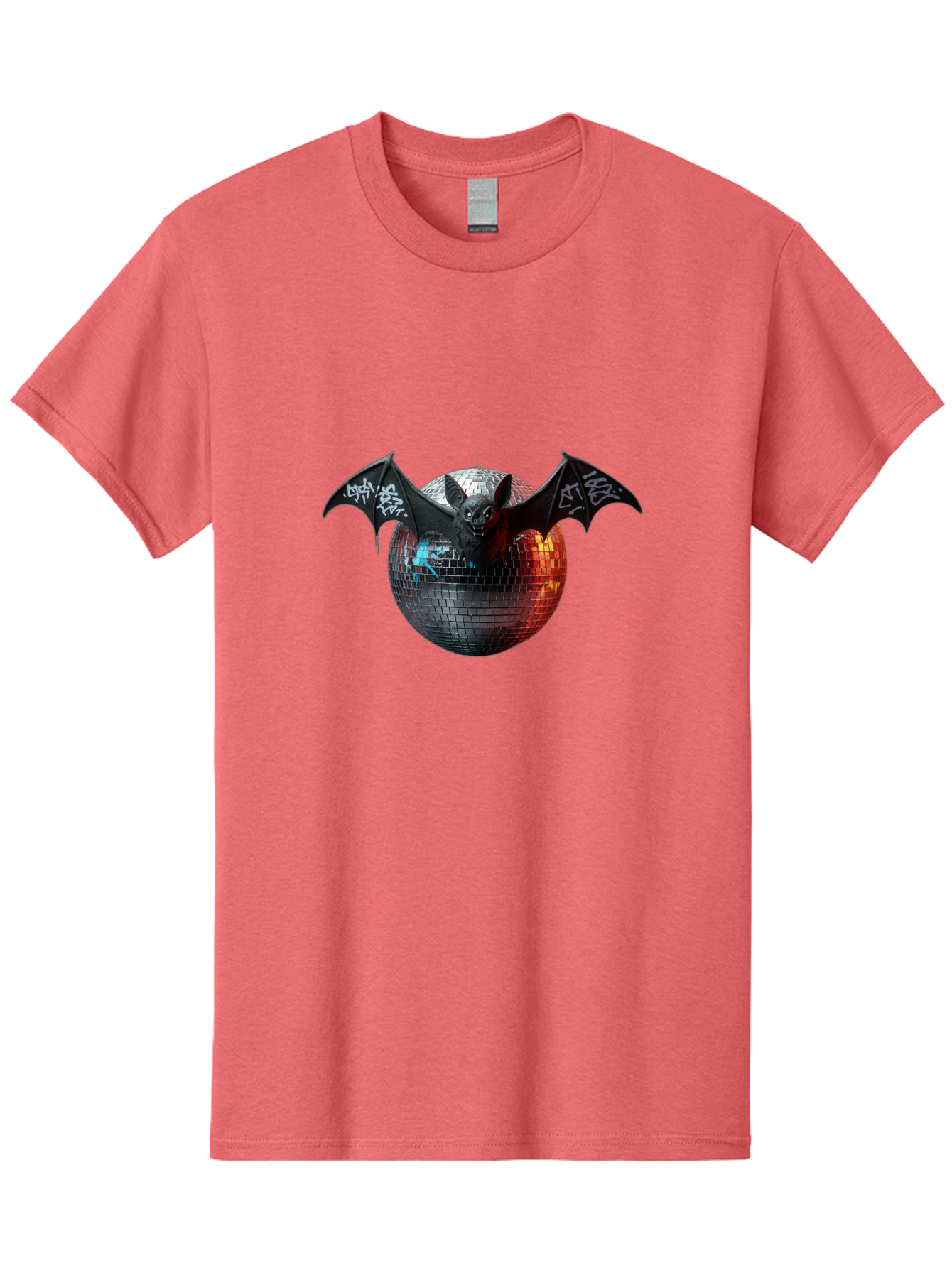 Bat-Disco-Ball-2 Men'S Graphic Tee, 100% Cotton, Comfortable Casual Summer Wear, Machine Washable, Vintage Camera, Old Camera, Antique Camera, Black Camera, Classic Photography, Photography Equipment, Nostalgic Device, Film Camera, Camera Art Baf688
