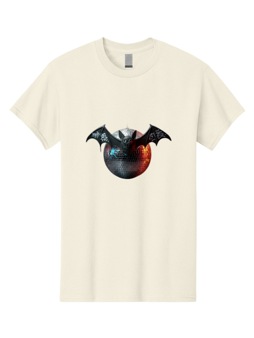 Bat-Disco-Ball-2 Men'S Graphic Tee, 100% Cotton, Comfortable Casual Summer Wear, Machine Washable, Vintage Camera, Old Camera, Antique Camera, Black Camera, Classic Photography, Photography Equipment, Nostalgic Device, Film Camera, Camera Art Baf688