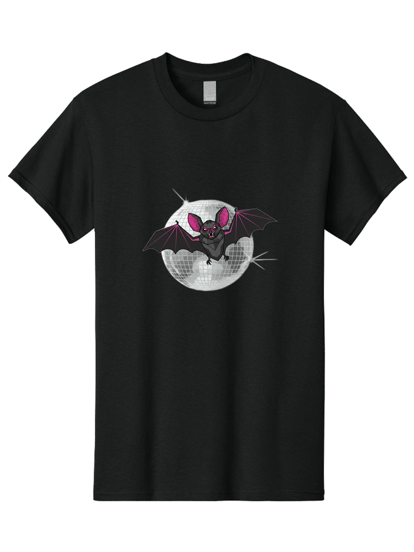 Bat-Disco-Ball-3 Men'S Graphic Tee, 100% Cotton, Comfortable Casual Summer Wear, Machine Washable, Vintage Camera, Old Camera, Antique Camera, Black Camera, Classic Photography, Photography Equipment, Nostalgic Device, Film Camera, Camera Art Baf689