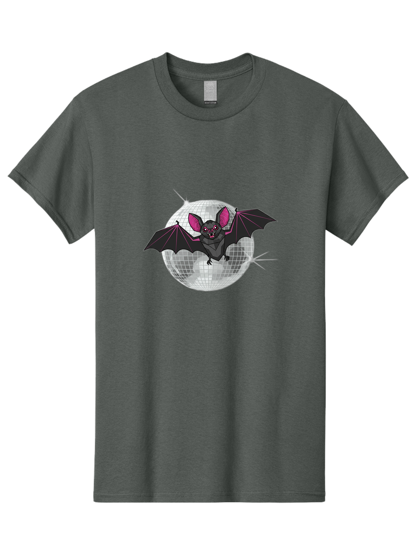 Bat-Disco-Ball-3 Men'S Graphic Tee, 100% Cotton, Comfortable Casual Summer Wear, Machine Washable, Vintage Camera, Old Camera, Antique Camera, Black Camera, Classic Photography, Photography Equipment, Nostalgic Device, Film Camera, Camera Art Baf689