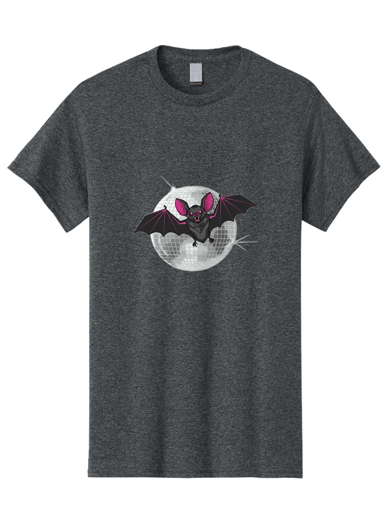 Bat-Disco-Ball-3 Men'S Graphic Tee, 100% Cotton, Comfortable Casual Summer Wear, Machine Washable, Vintage Camera, Old Camera, Antique Camera, Black Camera, Classic Photography, Photography Equipment, Nostalgic Device, Film Camera, Camera Art Baf689
