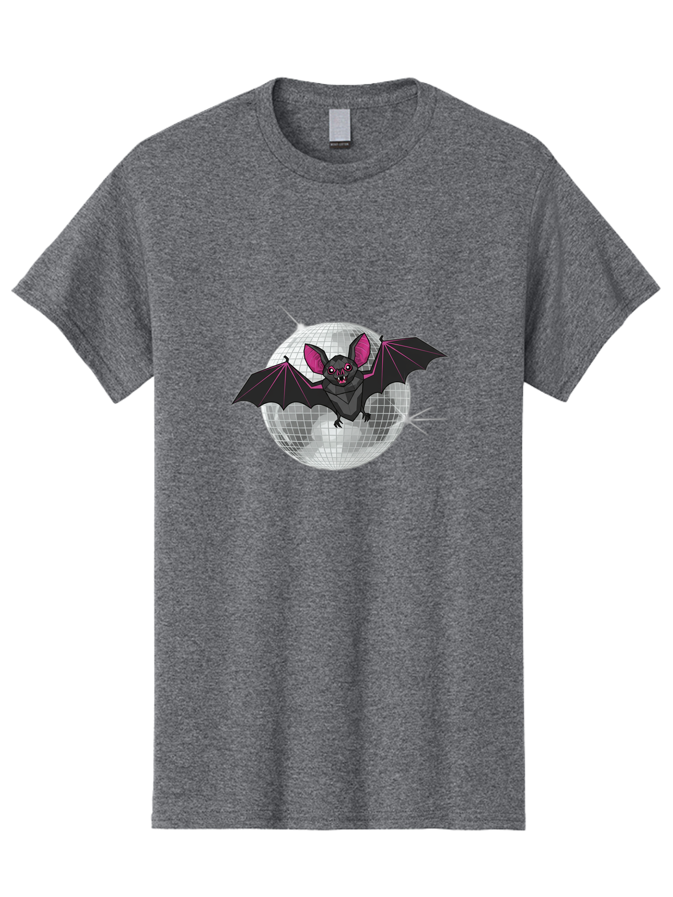 Bat-Disco-Ball-3 Men'S Graphic Tee, 100% Cotton, Comfortable Casual Summer Wear, Machine Washable, Vintage Camera, Old Camera, Antique Camera, Black Camera, Classic Photography, Photography Equipment, Nostalgic Device, Film Camera, Camera Art Baf689