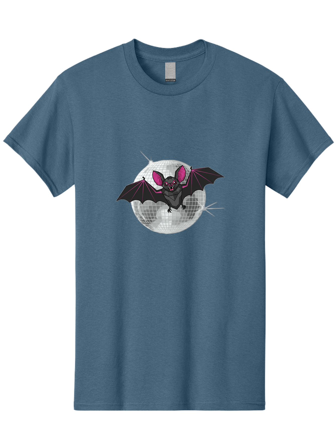 Bat-Disco-Ball-3 Men'S Graphic Tee, 100% Cotton, Comfortable Casual Summer Wear, Machine Washable, Vintage Camera, Old Camera, Antique Camera, Black Camera, Classic Photography, Photography Equipment, Nostalgic Device, Film Camera, Camera Art Baf689