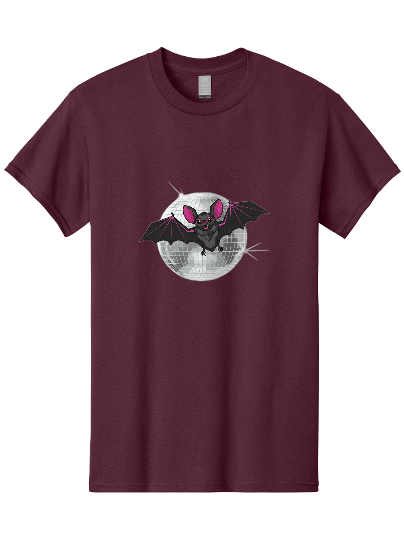 Bat-Disco-Ball-3 Men'S Graphic Tee, 100% Cotton, Comfortable Casual Summer Wear, Machine Washable, Vintage Camera, Old Camera, Antique Camera, Black Camera, Classic Photography, Photography Equipment, Nostalgic Device, Film Camera, Camera Art Baf689