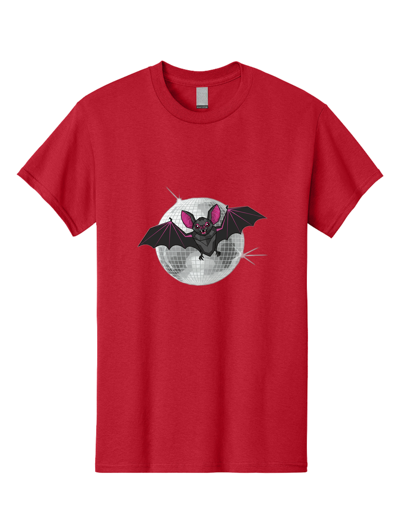 Bat-Disco-Ball-3 Men'S Graphic Tee, 100% Cotton, Comfortable Casual Summer Wear, Machine Washable, Vintage Camera, Old Camera, Antique Camera, Black Camera, Classic Photography, Photography Equipment, Nostalgic Device, Film Camera, Camera Art Baf689