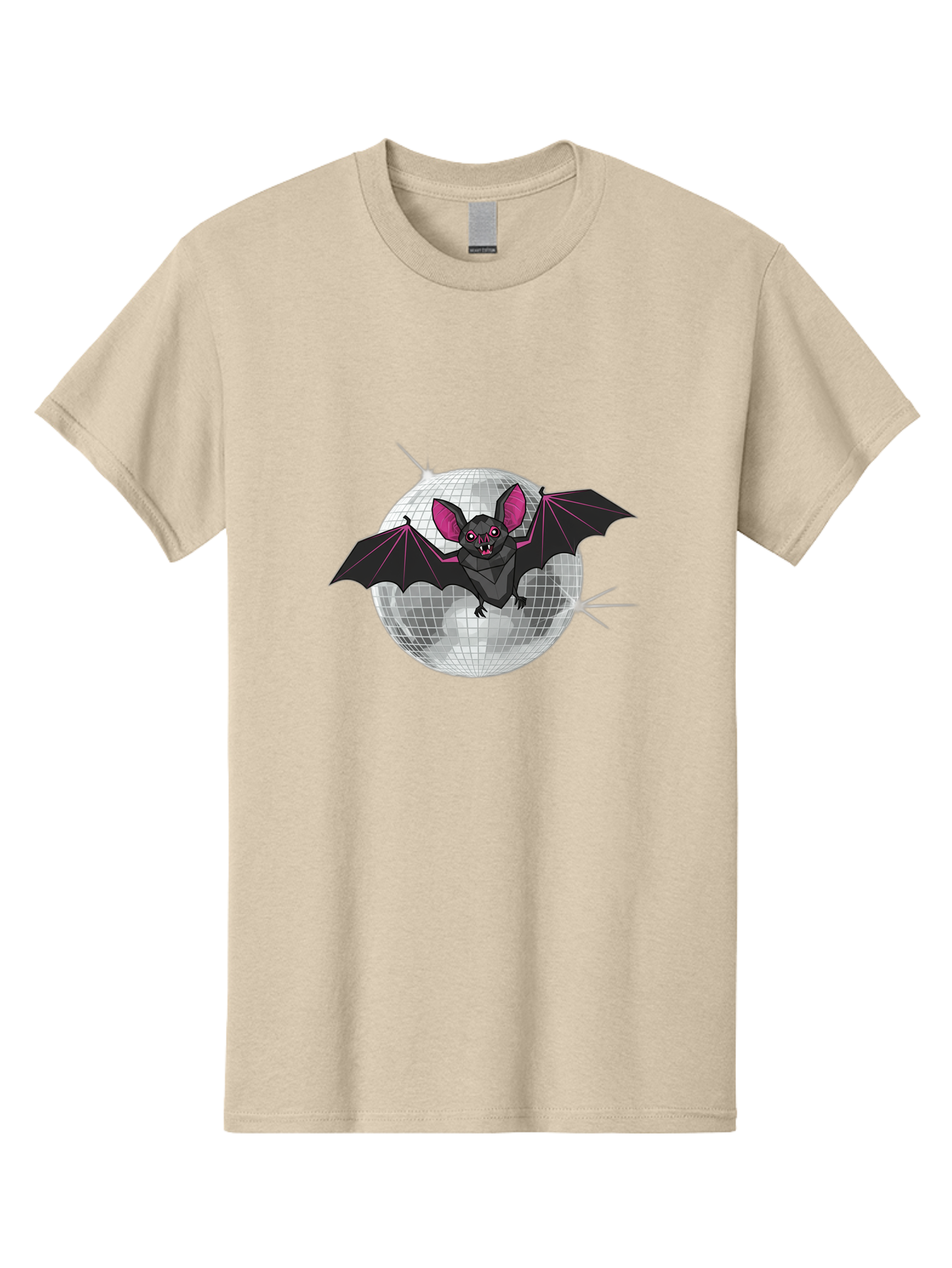 Bat-Disco-Ball-3 Men'S Graphic Tee, 100% Cotton, Comfortable Casual Summer Wear, Machine Washable, Vintage Camera, Old Camera, Antique Camera, Black Camera, Classic Photography, Photography Equipment, Nostalgic Device, Film Camera, Camera Art Baf689