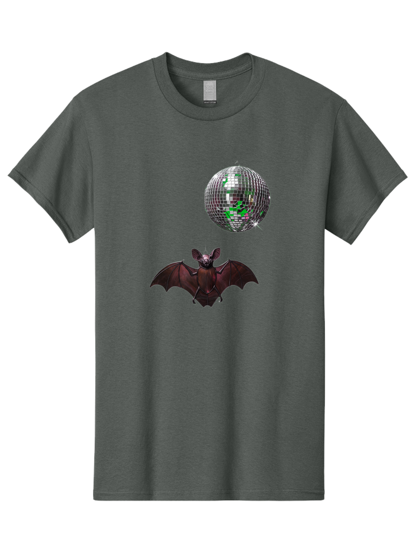 Bat-Disco-Ball Men'S Graphic Tee, 100% Cotton, Comfortable Casual Summer Wear, Machine Washable, Vintage Camera, Old Camera, Antique Camera, Black Camera, Classic Photography, Photography Equipment, Nostalgic Device, Film Camera, Camera Art Baf690