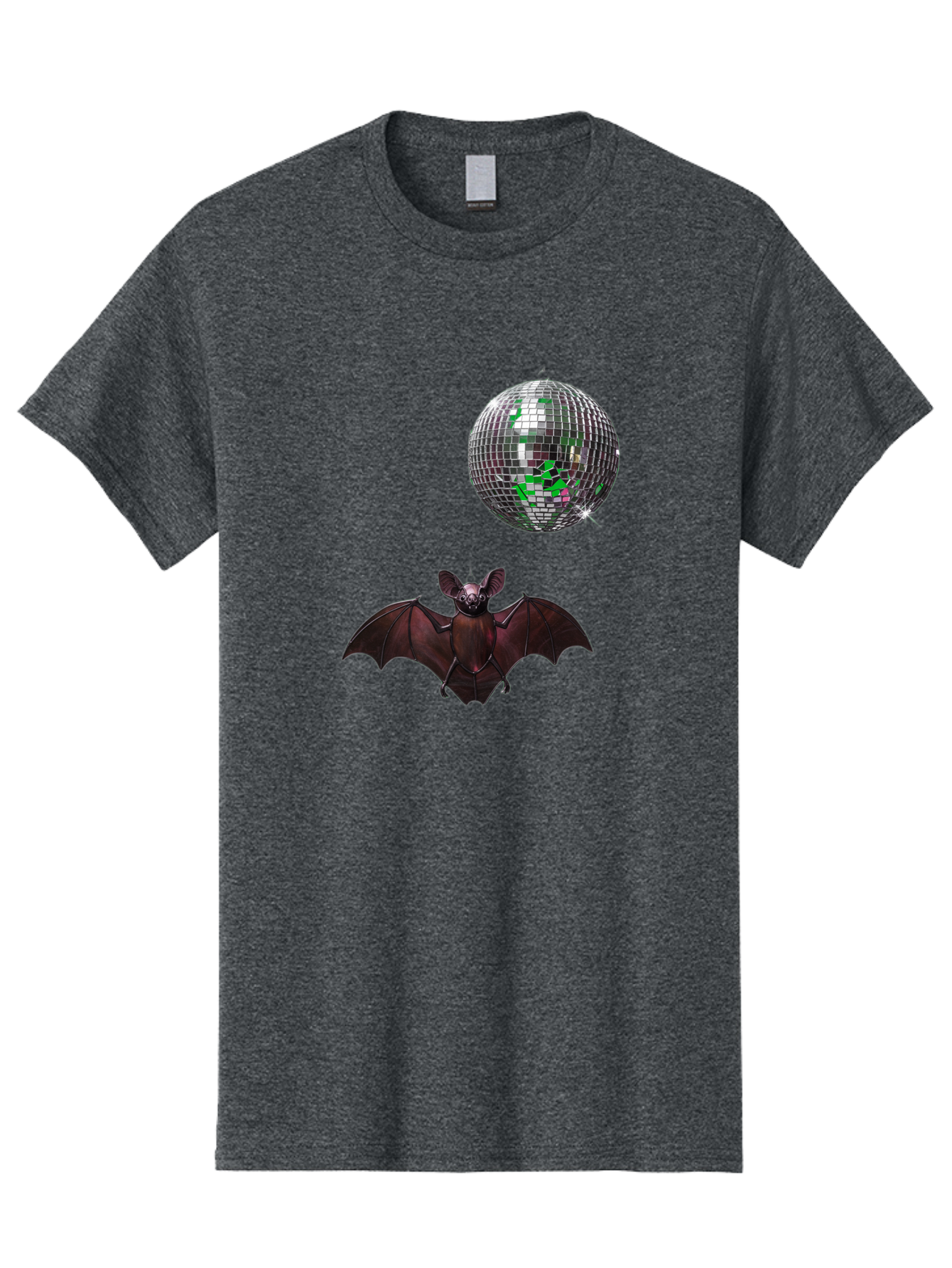 Bat-Disco-Ball Men'S Graphic Tee, 100% Cotton, Comfortable Casual Summer Wear, Machine Washable, Vintage Camera, Old Camera, Antique Camera, Black Camera, Classic Photography, Photography Equipment, Nostalgic Device, Film Camera, Camera Art Baf690