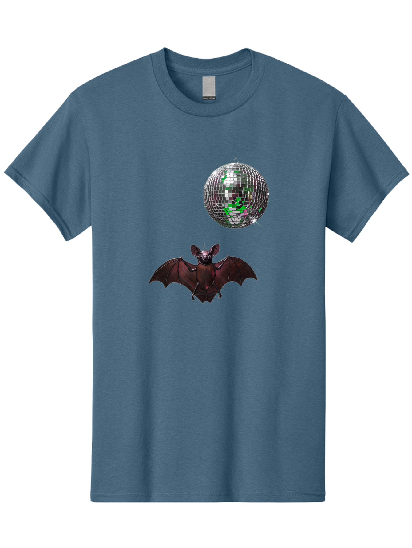 Bat-Disco-Ball Men'S Graphic Tee, 100% Cotton, Comfortable Casual Summer Wear, Machine Washable, Vintage Camera, Old Camera, Antique Camera, Black Camera, Classic Photography, Photography Equipment, Nostalgic Device, Film Camera, Camera Art Baf690