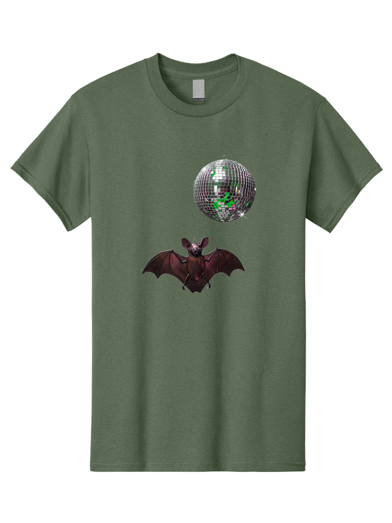 Bat-Disco-Ball Men'S Graphic Tee, 100% Cotton, Comfortable Casual Summer Wear, Machine Washable, Vintage Camera, Old Camera, Antique Camera, Black Camera, Classic Photography, Photography Equipment, Nostalgic Device, Film Camera, Camera Art Baf690