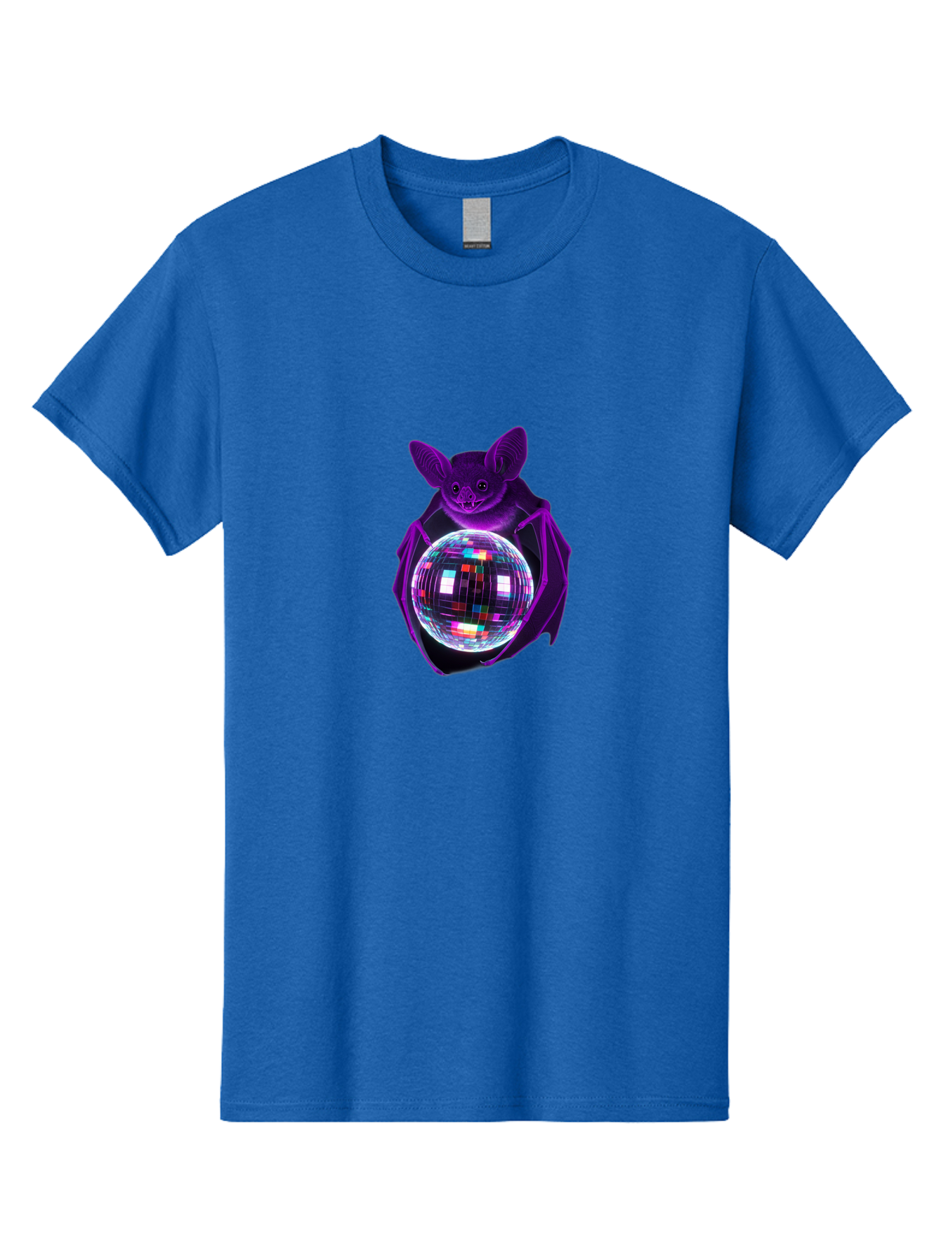 Bat-Holding-Disco-Ball Men'S Graphic Tee, 100% Cotton, Comfortable Casual Summer Wear, Machine Washable, Vintage Camera, Old Camera, Antique Camera, Black Camera, Classic Photography, Photography Equipment, Nostalgic Device, Film Camera, Baf693