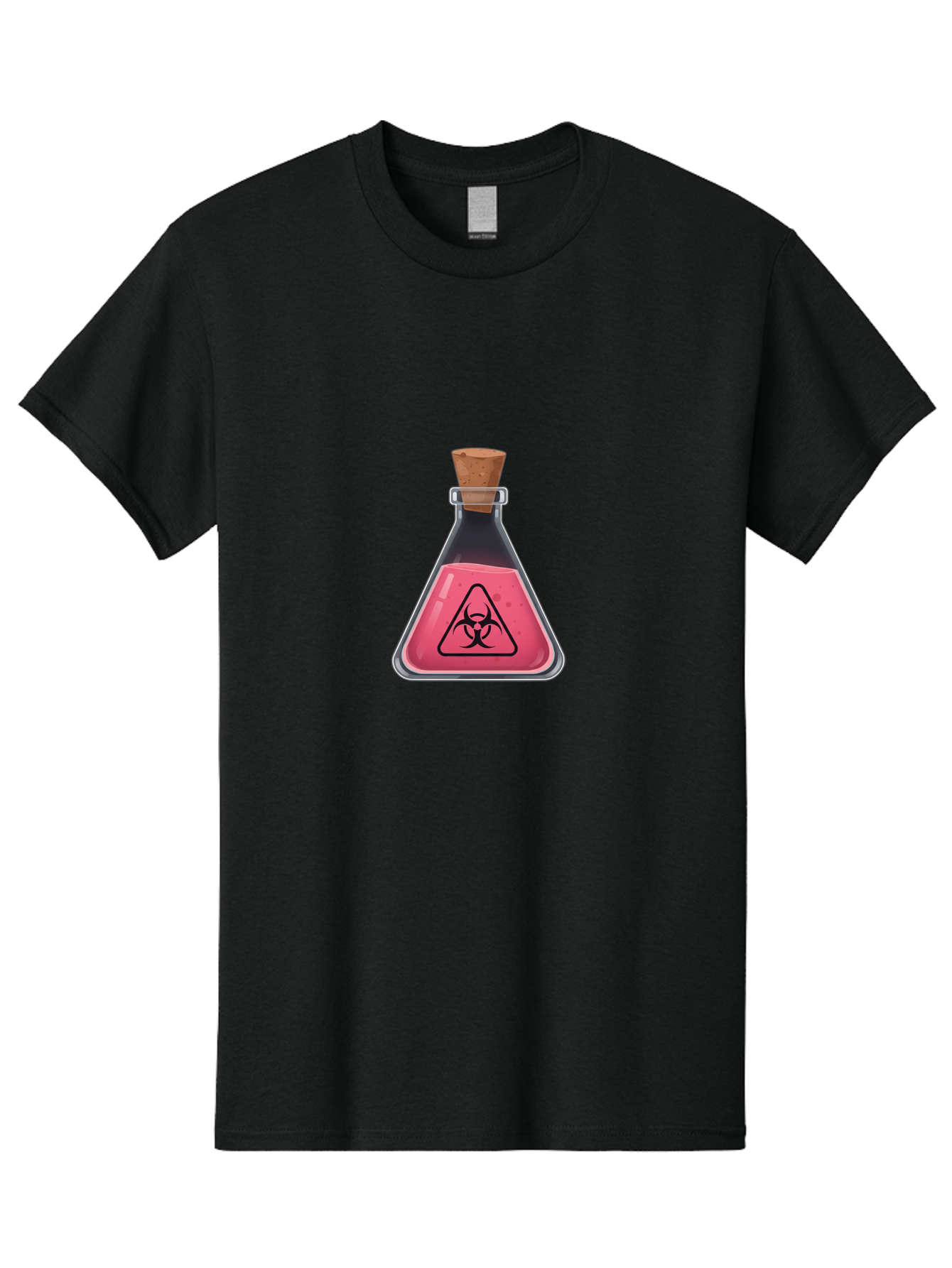 Biohazard-Flask Men'S Graphic Tee, 100% Cotton, Comfortable Casual Summer Wear, Machine Washable, Vintage Camera, Old Camera, Antique Camera, Black Camera, Classic Photography, Photography Equipment, Nostalgic Device, Film Camera, Camera Art Baf696
