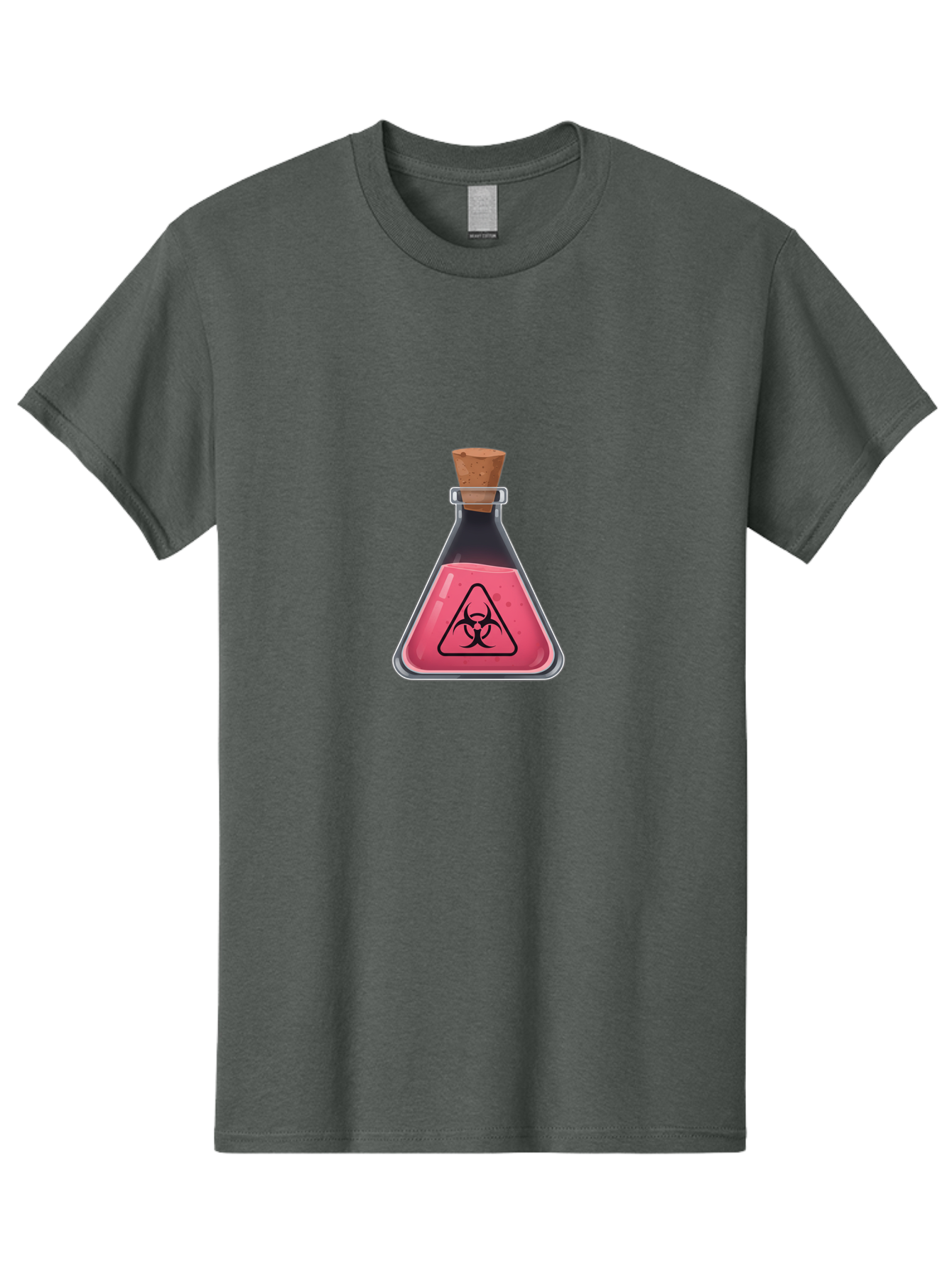 Biohazard-Flask Men'S Graphic Tee, 100% Cotton, Comfortable Casual Summer Wear, Machine Washable, Vintage Camera, Old Camera, Antique Camera, Black Camera, Classic Photography, Photography Equipment, Nostalgic Device, Film Camera, Camera Art Baf696