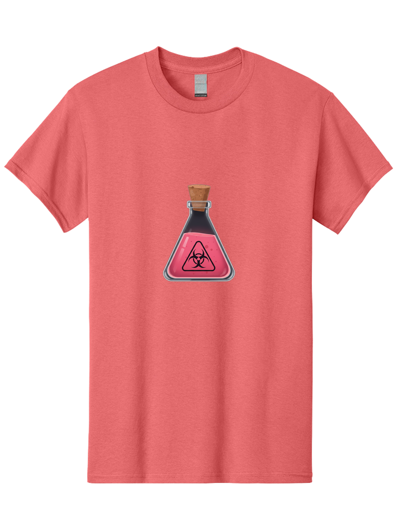 Biohazard-Flask Men'S Graphic Tee, 100% Cotton, Comfortable Casual Summer Wear, Machine Washable, Vintage Camera, Old Camera, Antique Camera, Black Camera, Classic Photography, Photography Equipment, Nostalgic Device, Film Camera, Camera Art Baf696